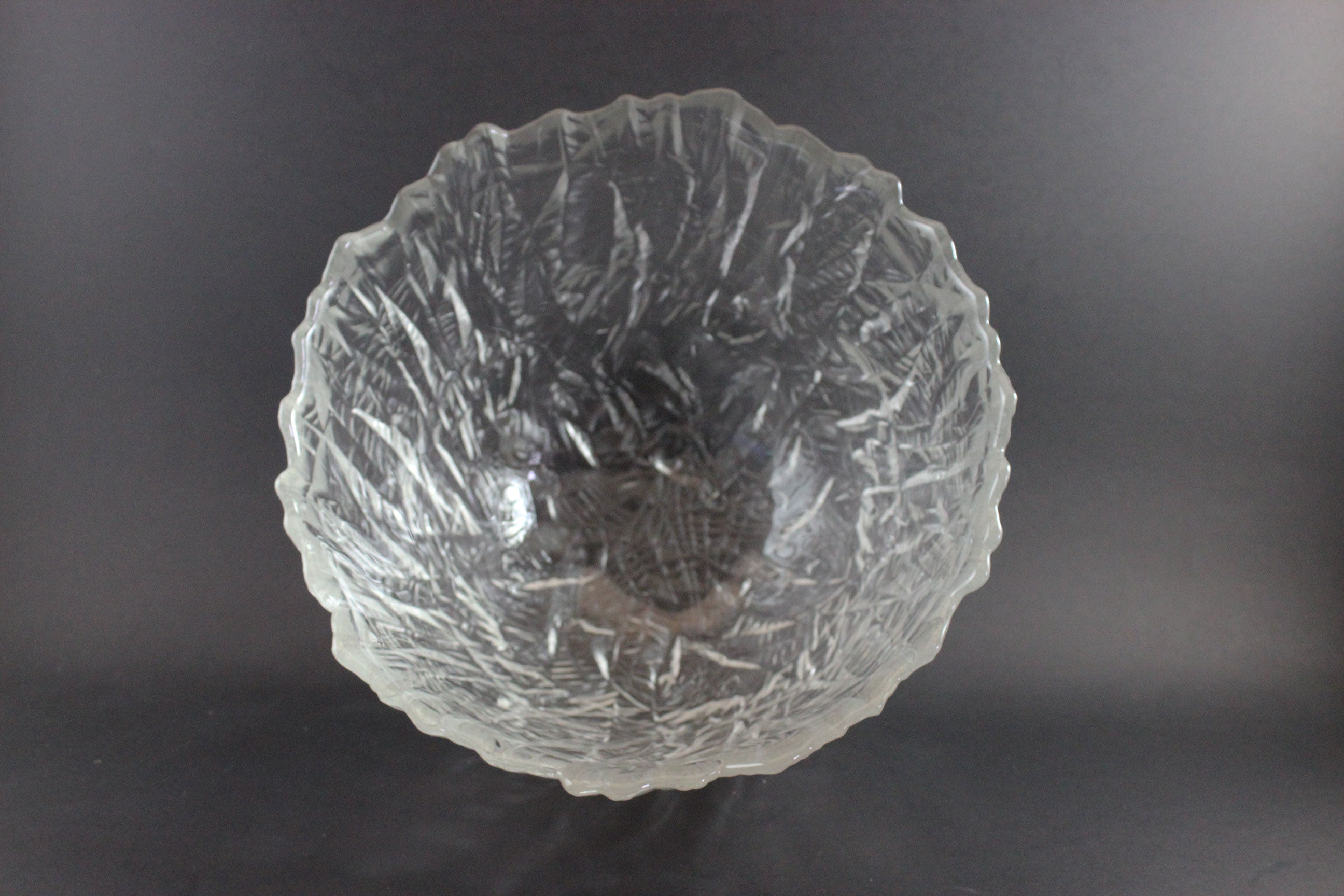 Walther Glas, Large Ice Effect Crystal Bowl