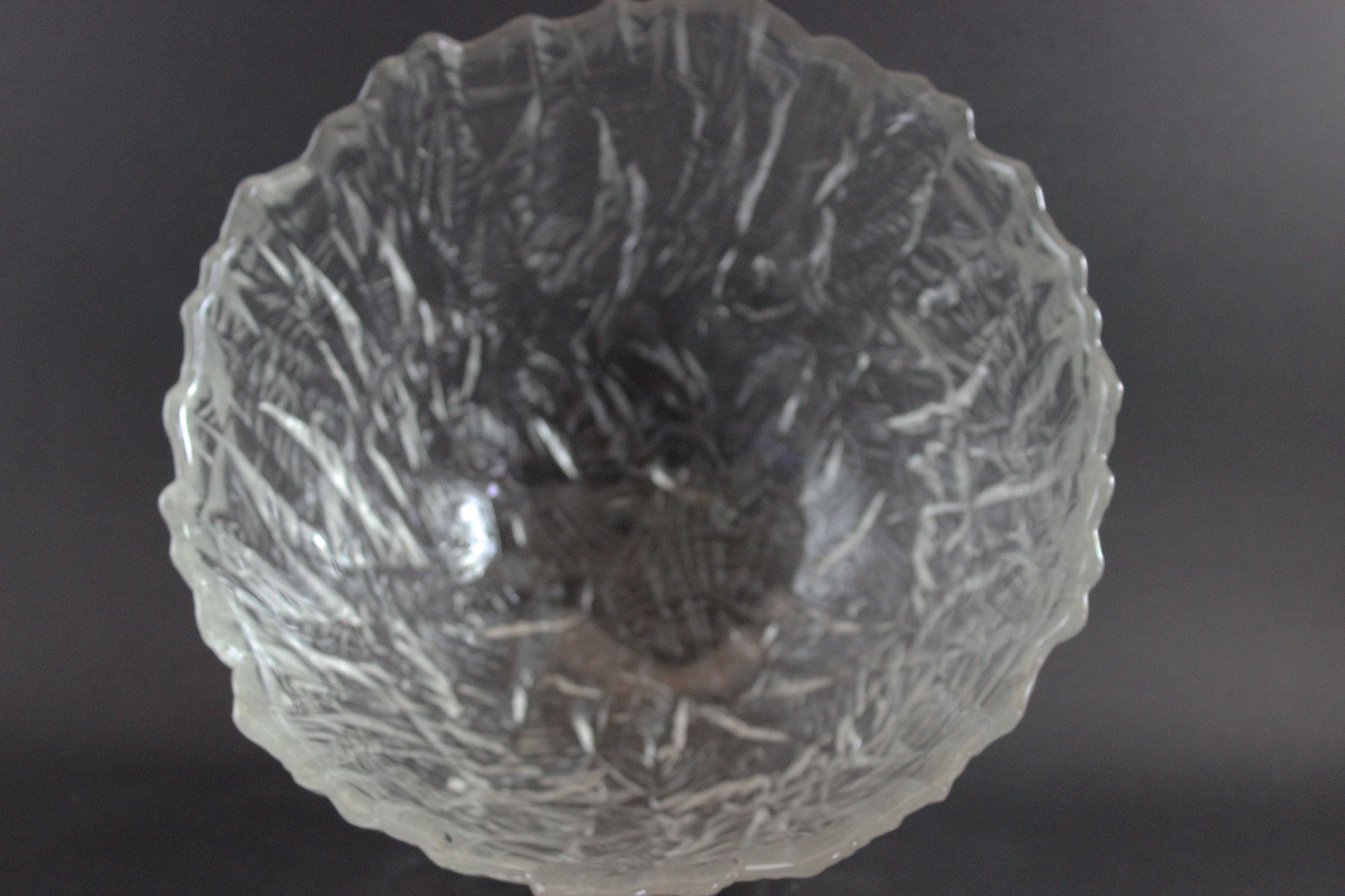 Walther Glas, Large Ice Effect Crystal Bowl