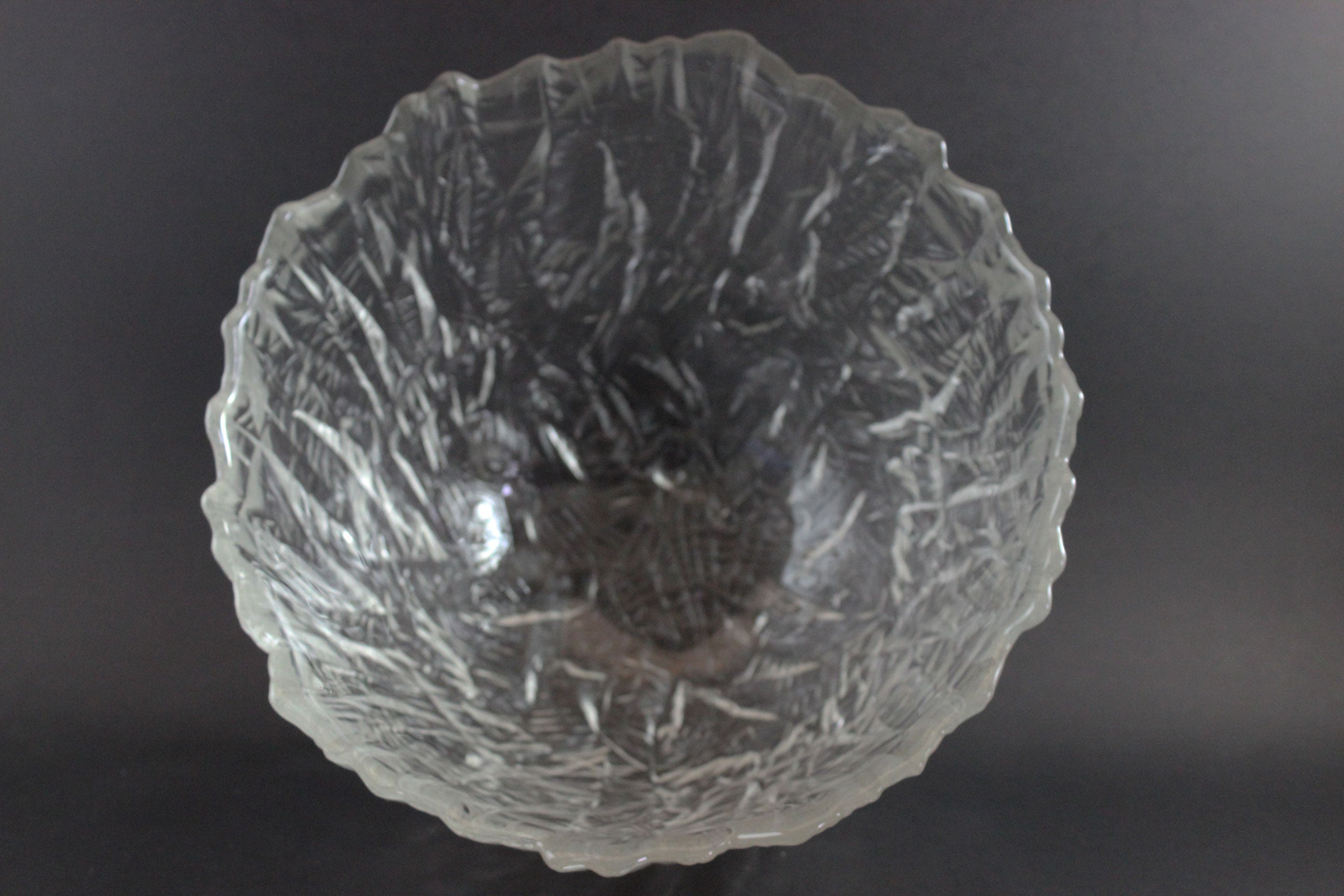 Walther Glas, Large Ice Effect Crystal Bowl