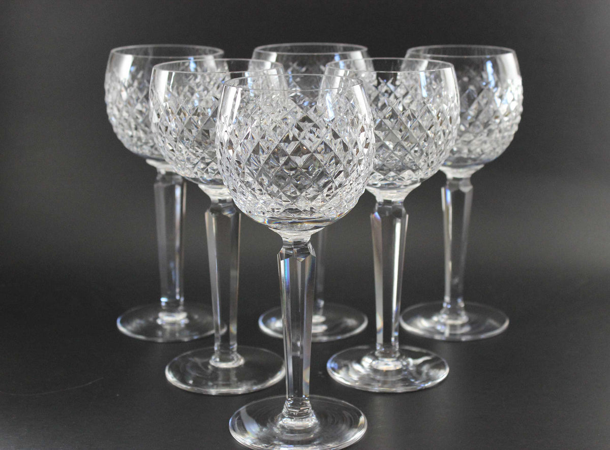 Waterford Crystal, Alana pattern, Hock Wine Glasses