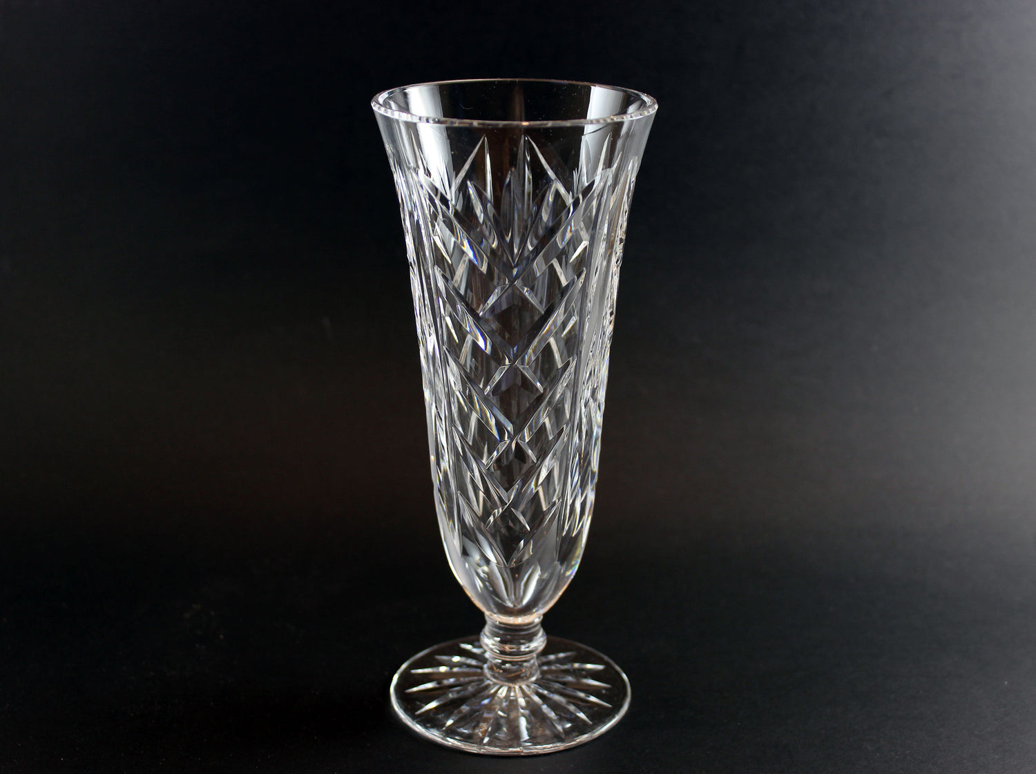 Waterford Crystal, Kilbarry Pattern, Footed Vase