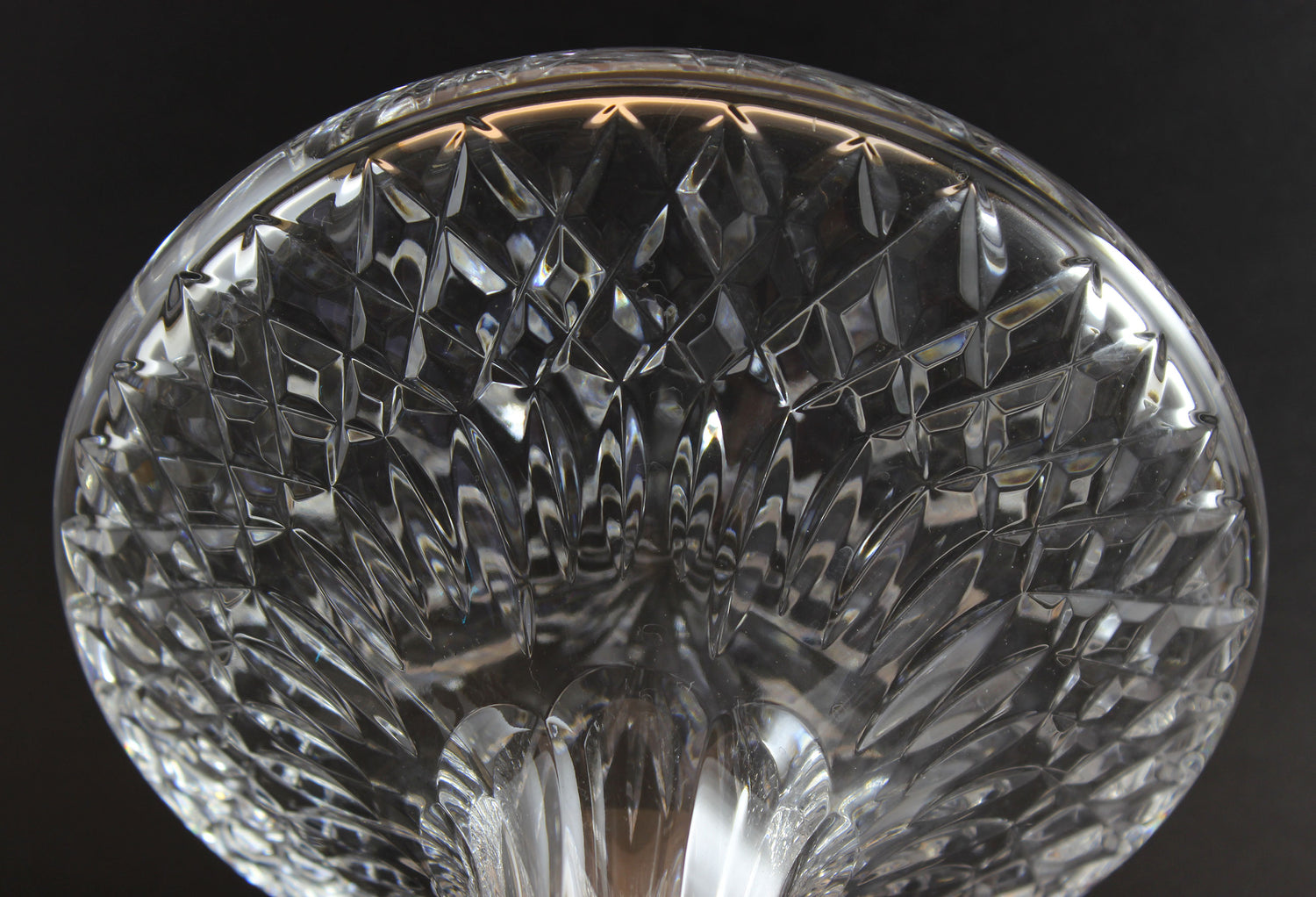 Waterford Crystal, Ships Decanter with Multi Cut Stopper, Lismore Pattern