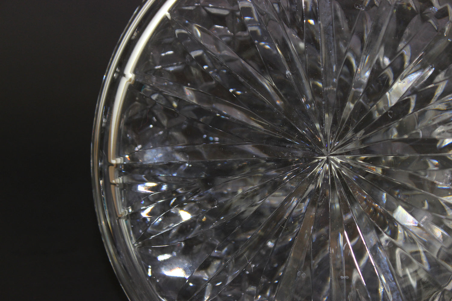 Waterford Crystal, Ships Decanter with Multi Cut Stopper, Lismore Pattern
