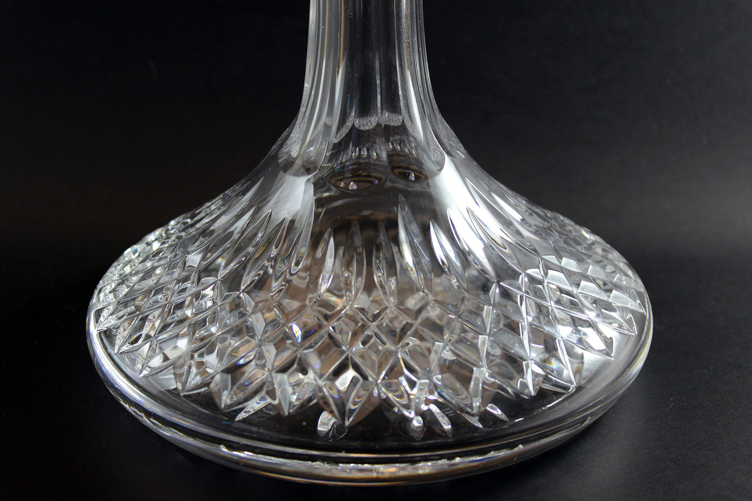 Waterford Crystal, Ships Decanter with Multi Cut Stopper, Lismore Pattern
