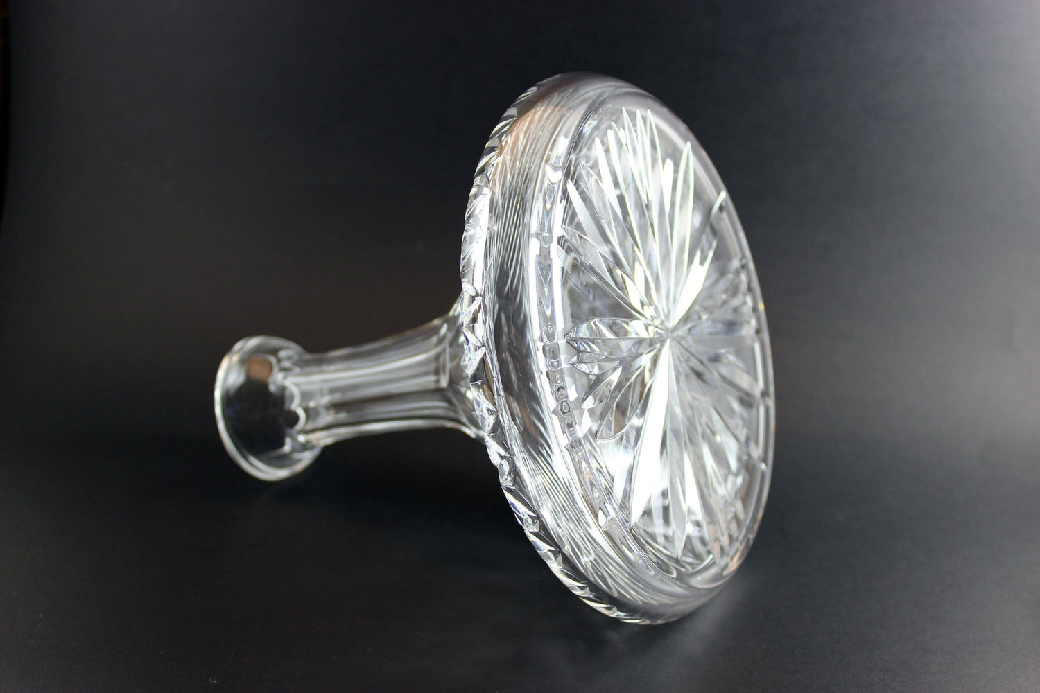 Waterford Crystal, Ships Decanter with Multi Cut Stopper, Lismore Pattern