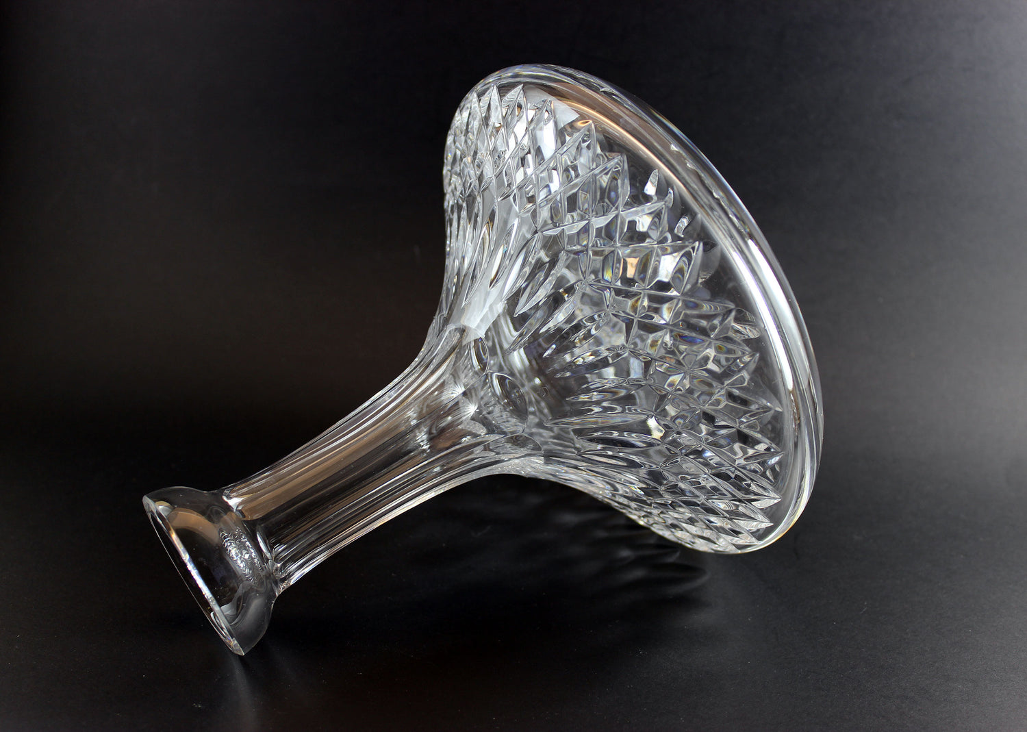 Waterford Crystal, Ships Decanter with Multi Cut Stopper, Lismore Pattern