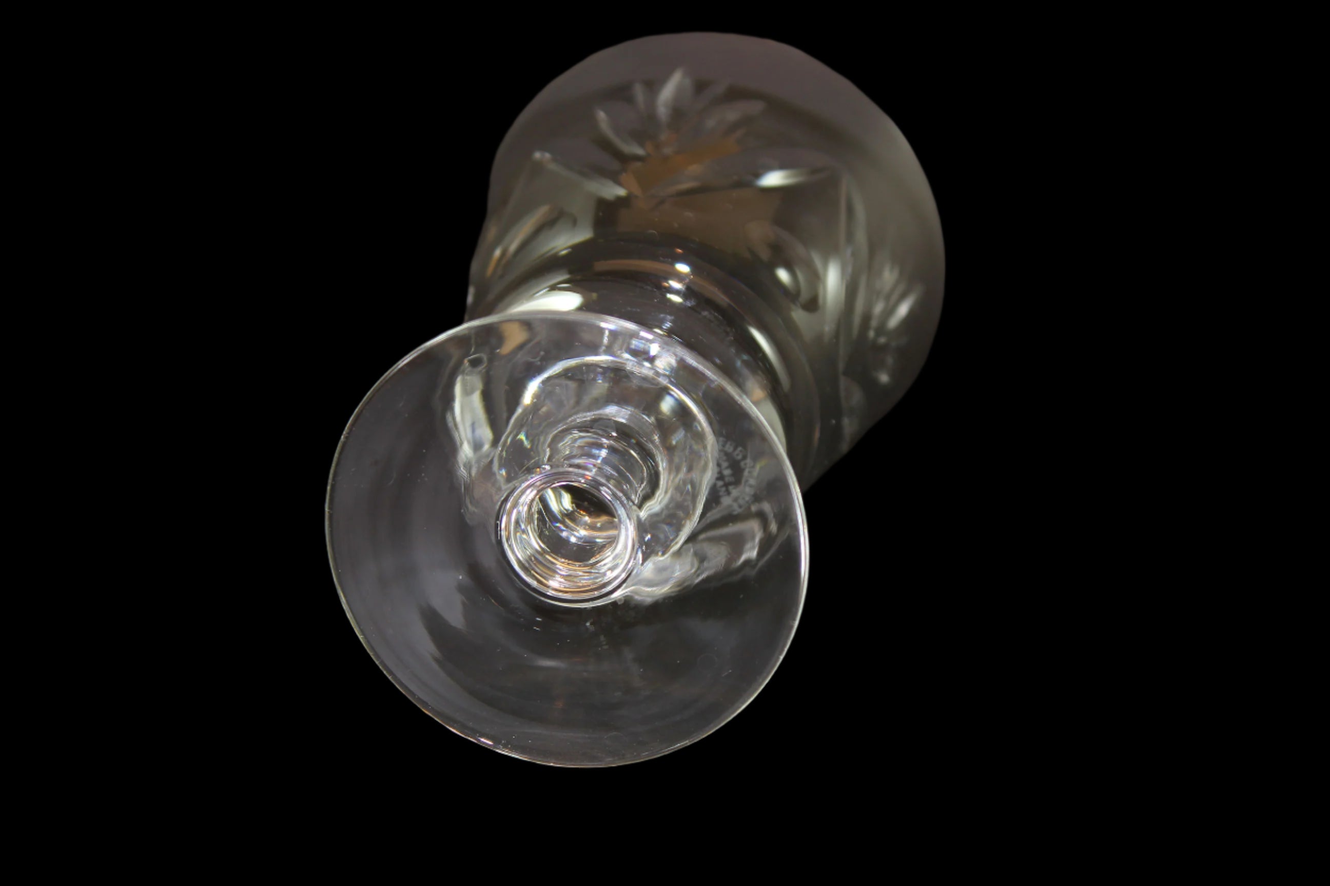 Webb Corbett Crystal, Water Goblet, Avon Pattern