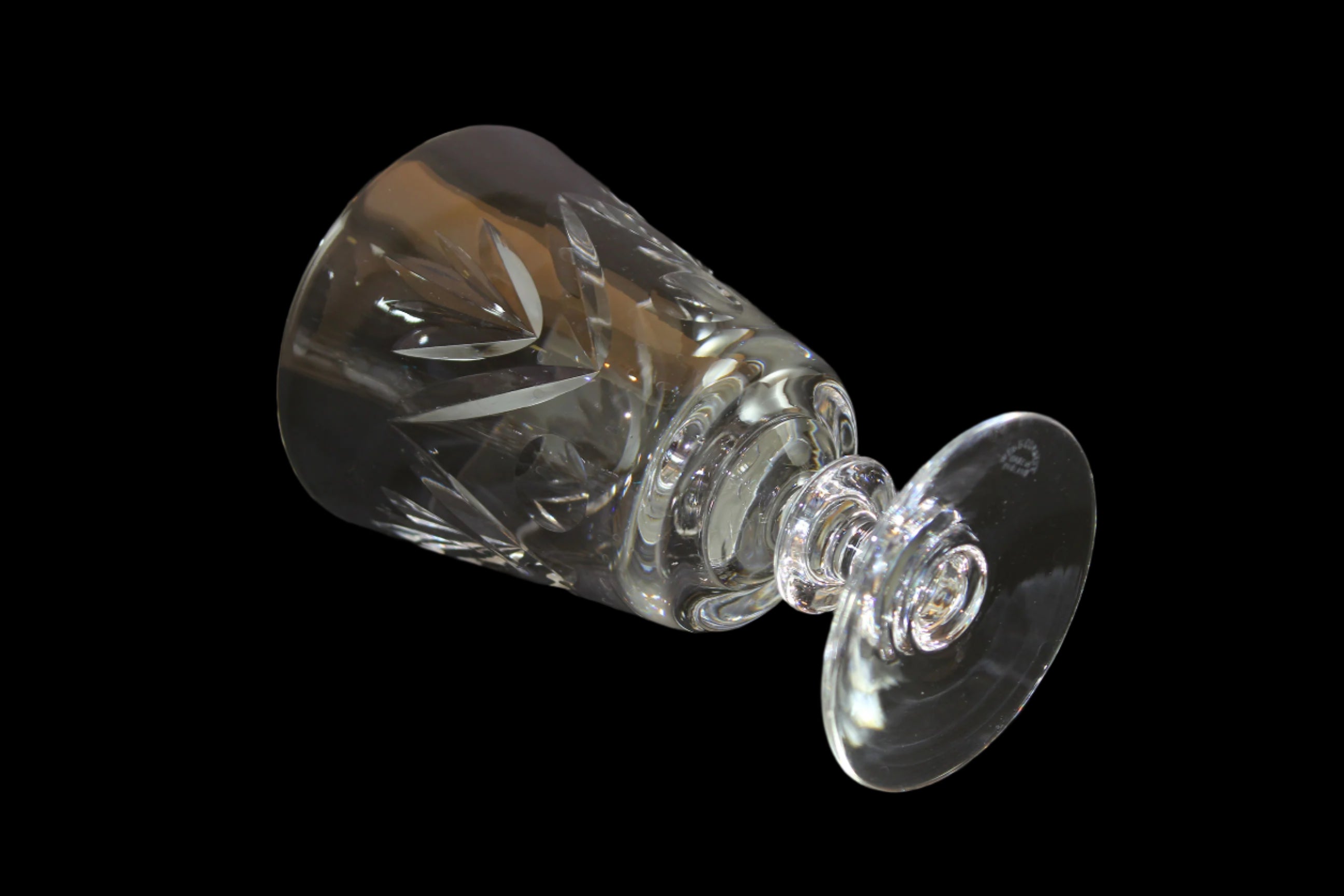 Webb Corbett Crystal, Water Goblet, Avon Pattern