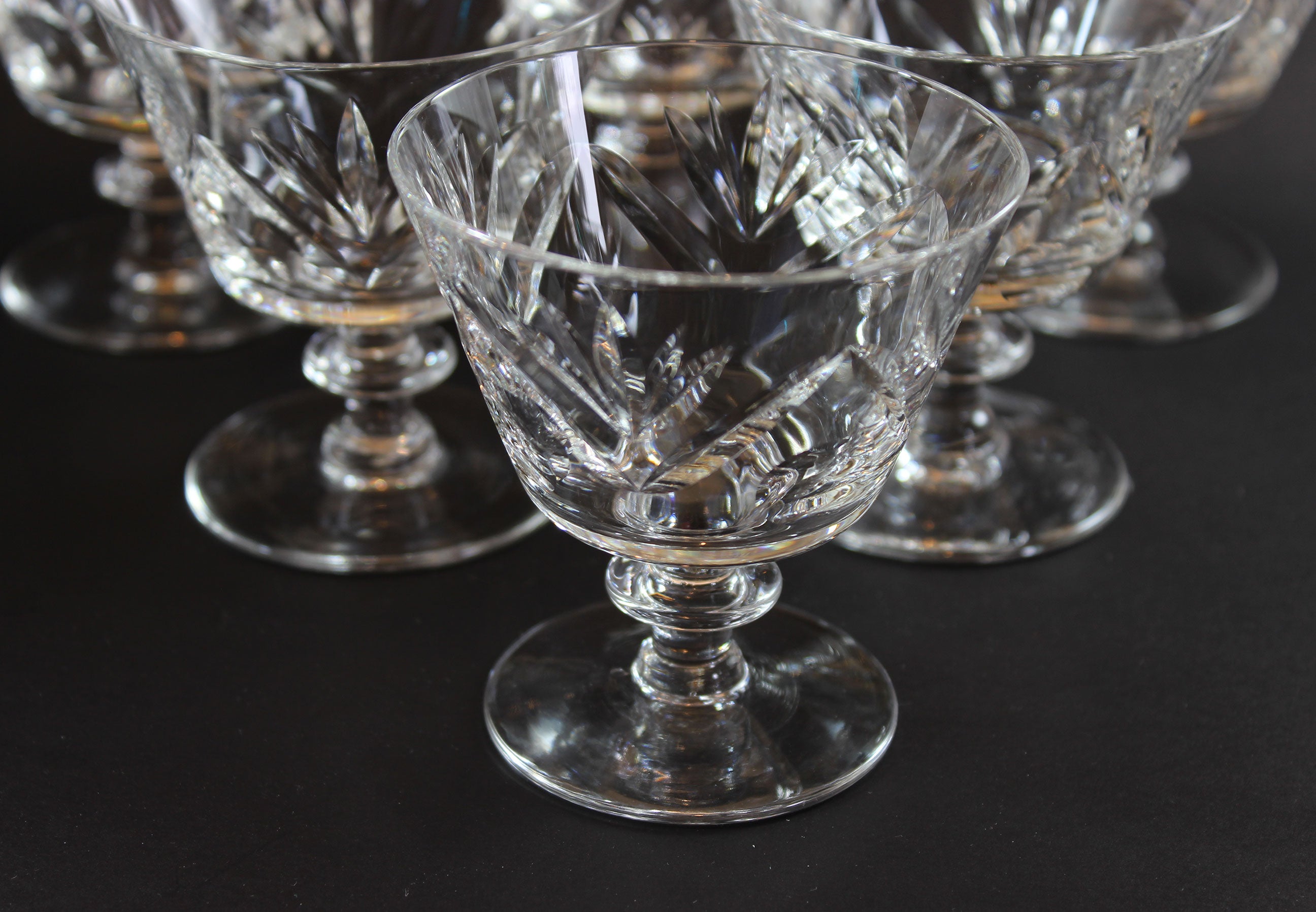 Webb Corbett Crystal, Cocktail Glasses, Avon Pattern