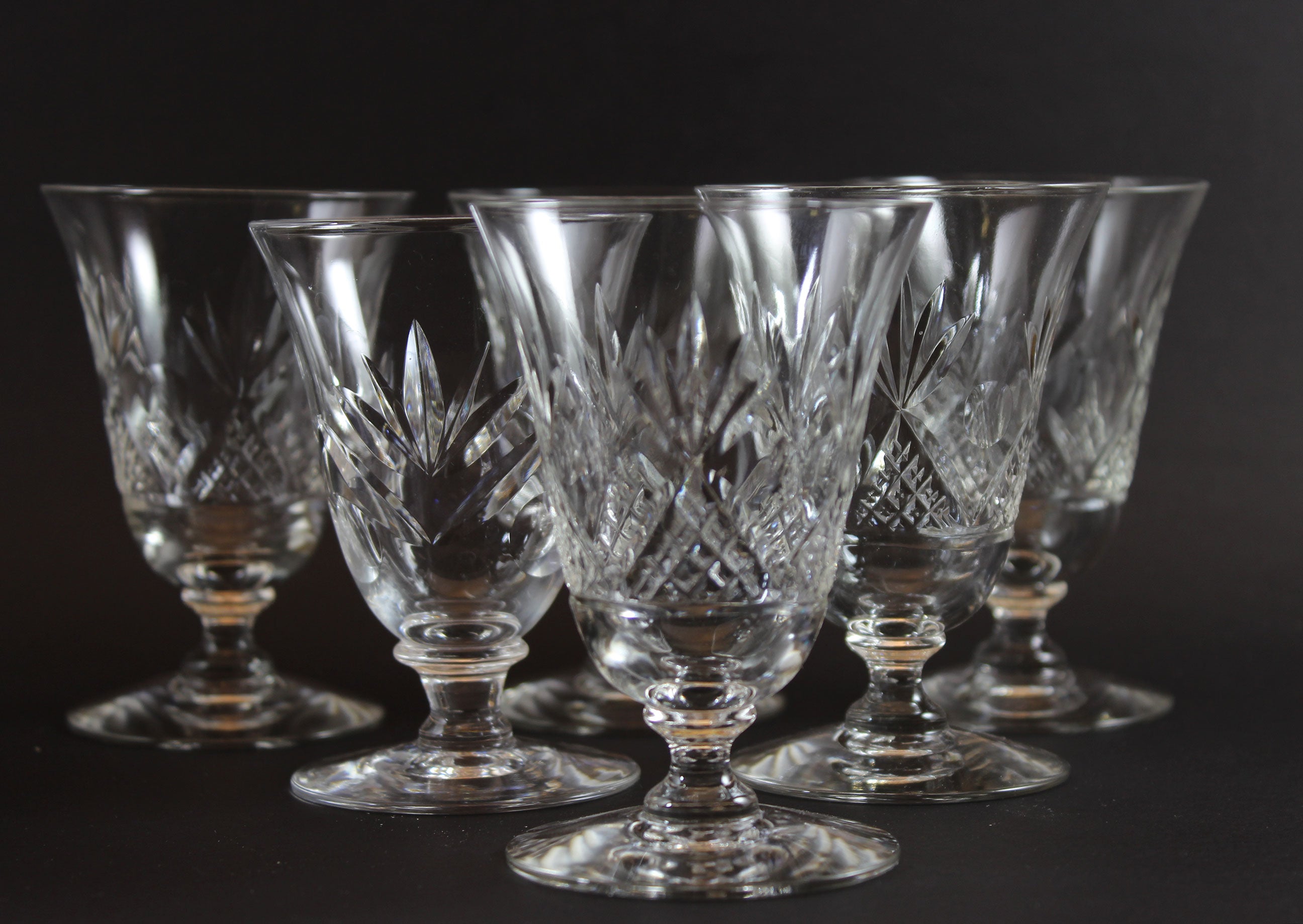 Webb Corbett Crystal, Fruit or Juice Glasses