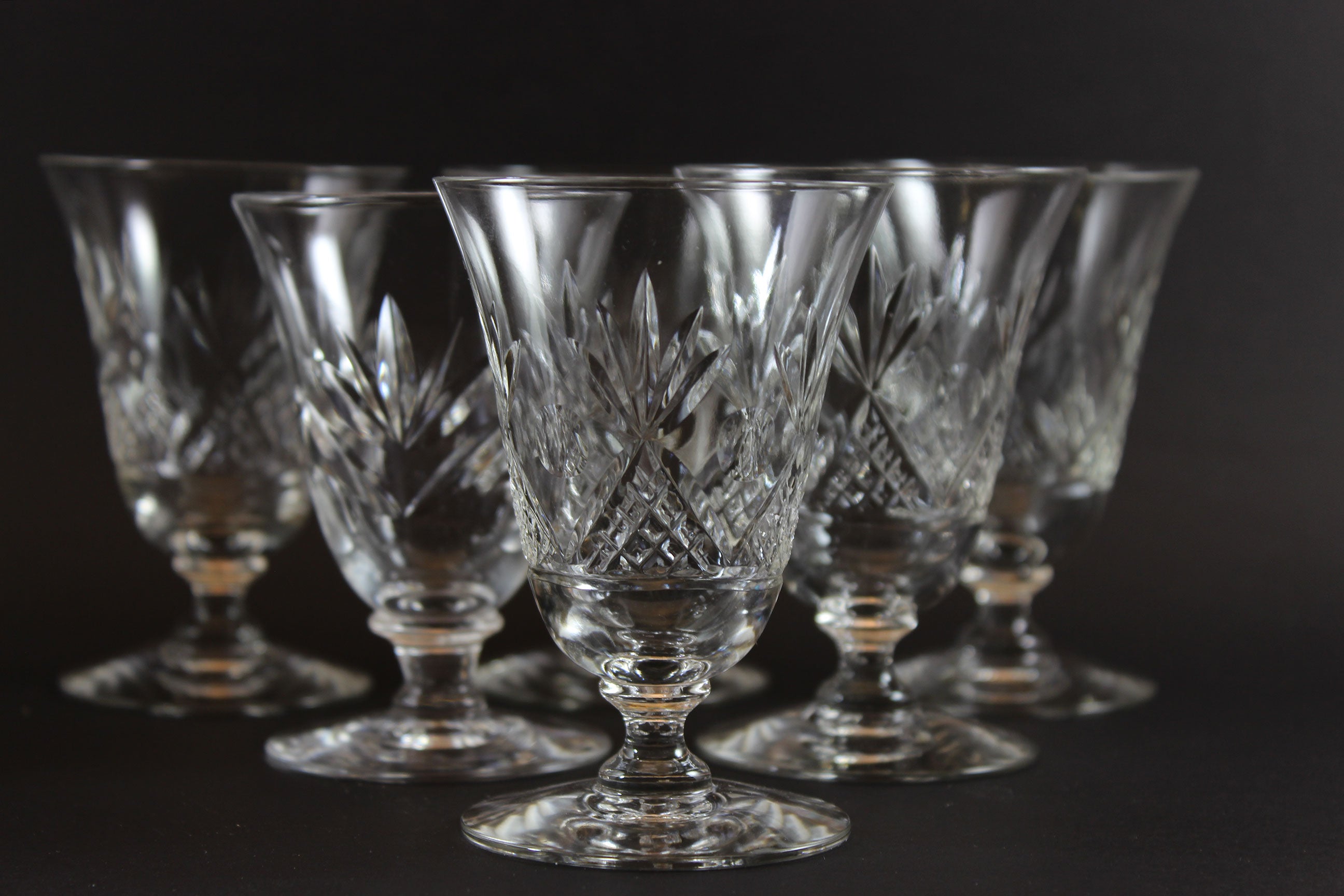 Webb Corbett Crystal, Fruit or Juice Glasses