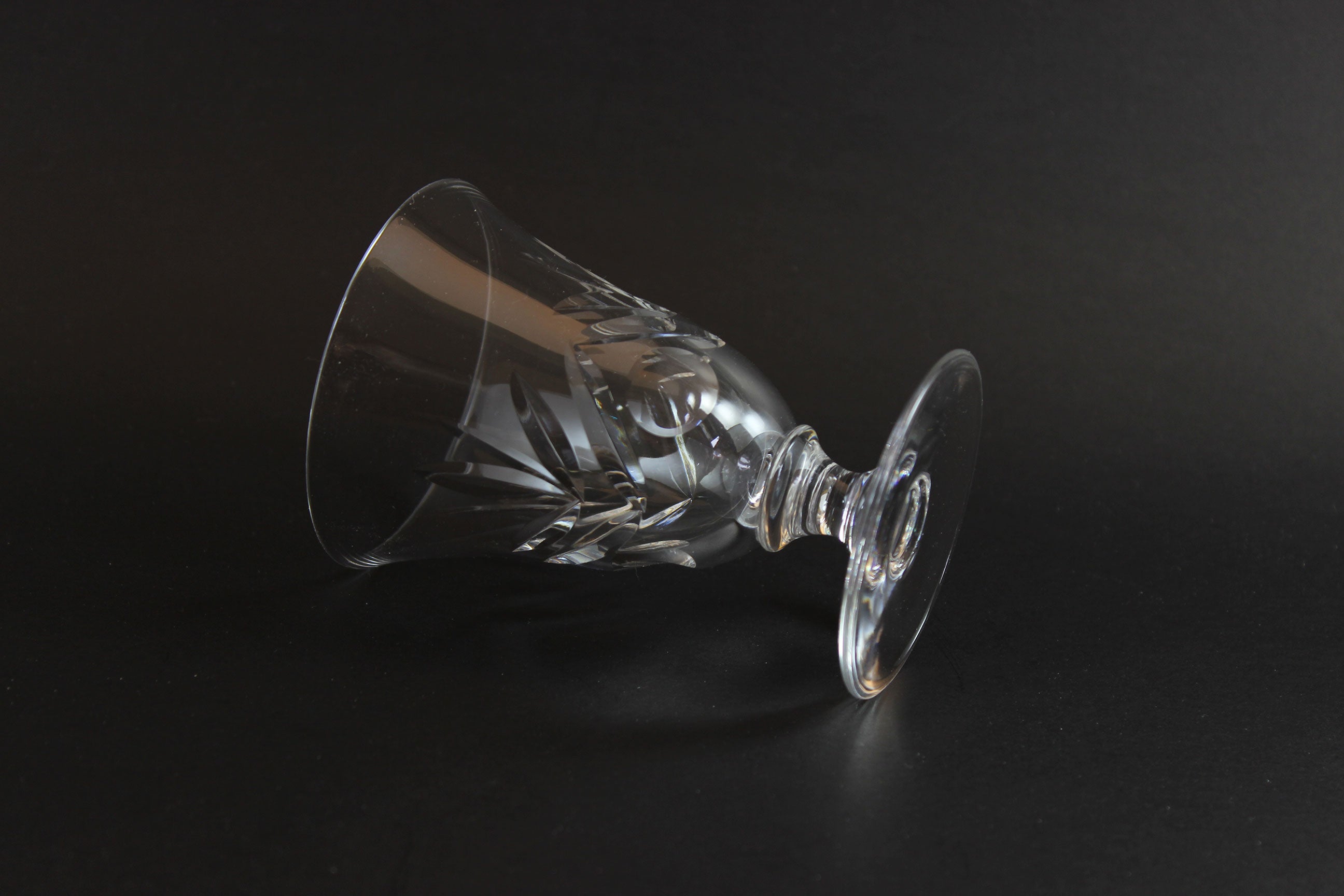 Webb Corbett Crystal, Fruit or Juice Glasses, Avon Pattern