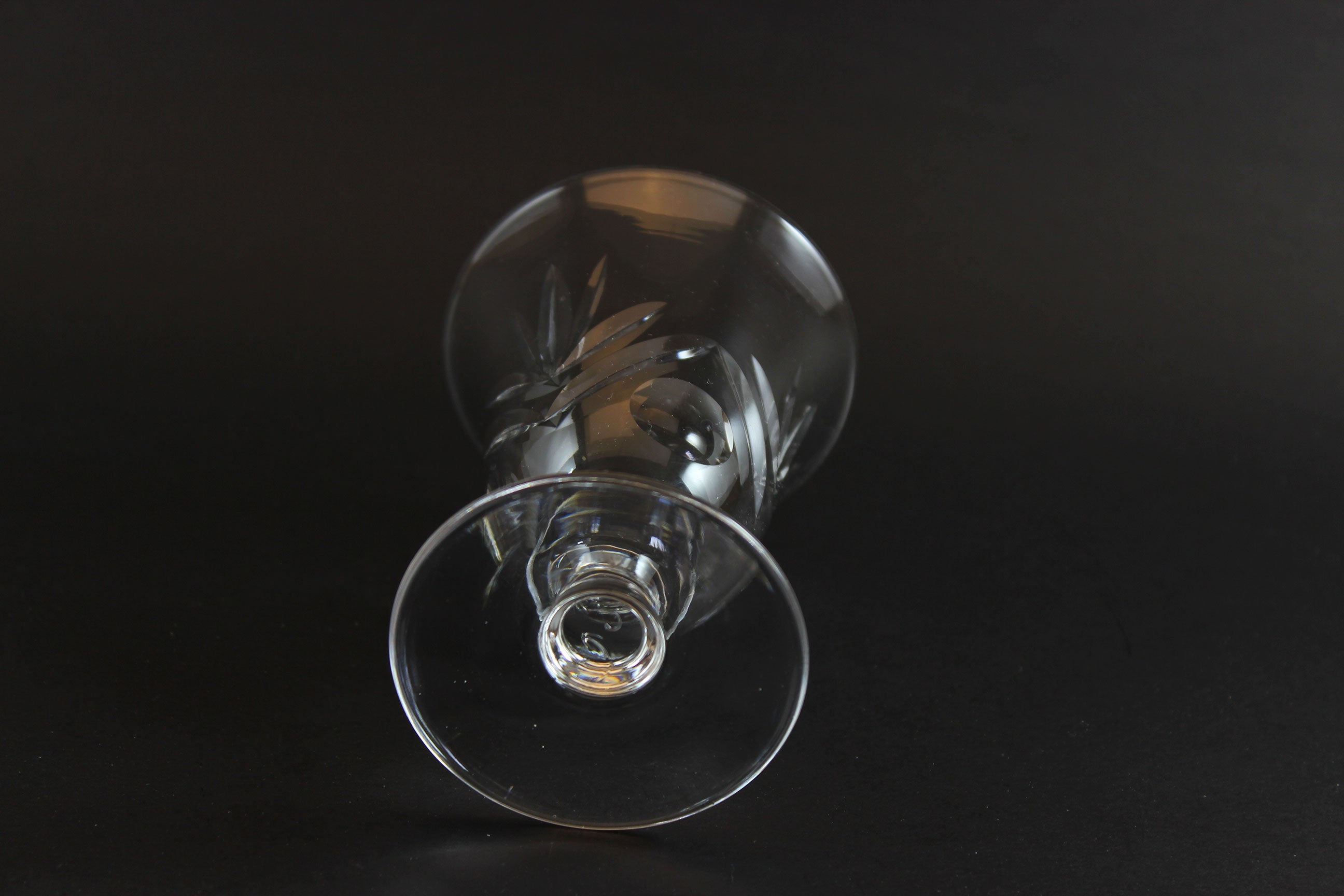 Webb Corbett Crystal, Fruit or Juice Glasses, Avon Pattern
