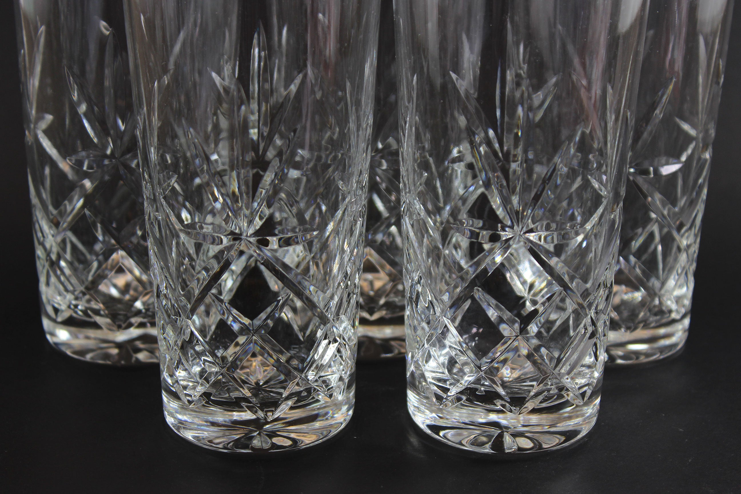 Large Cut Crystal Tumblers