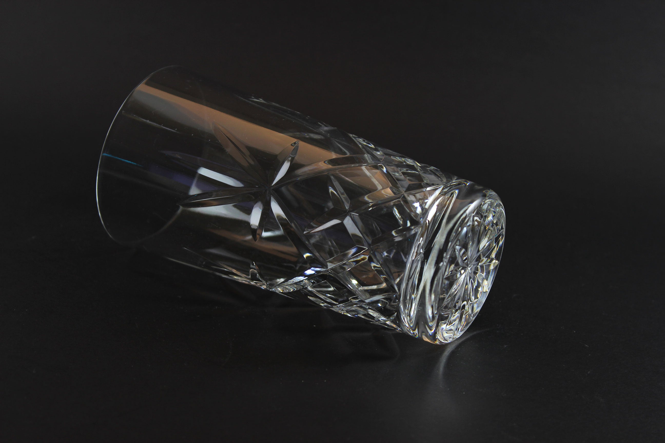 Large Cut Crystal Tumblers