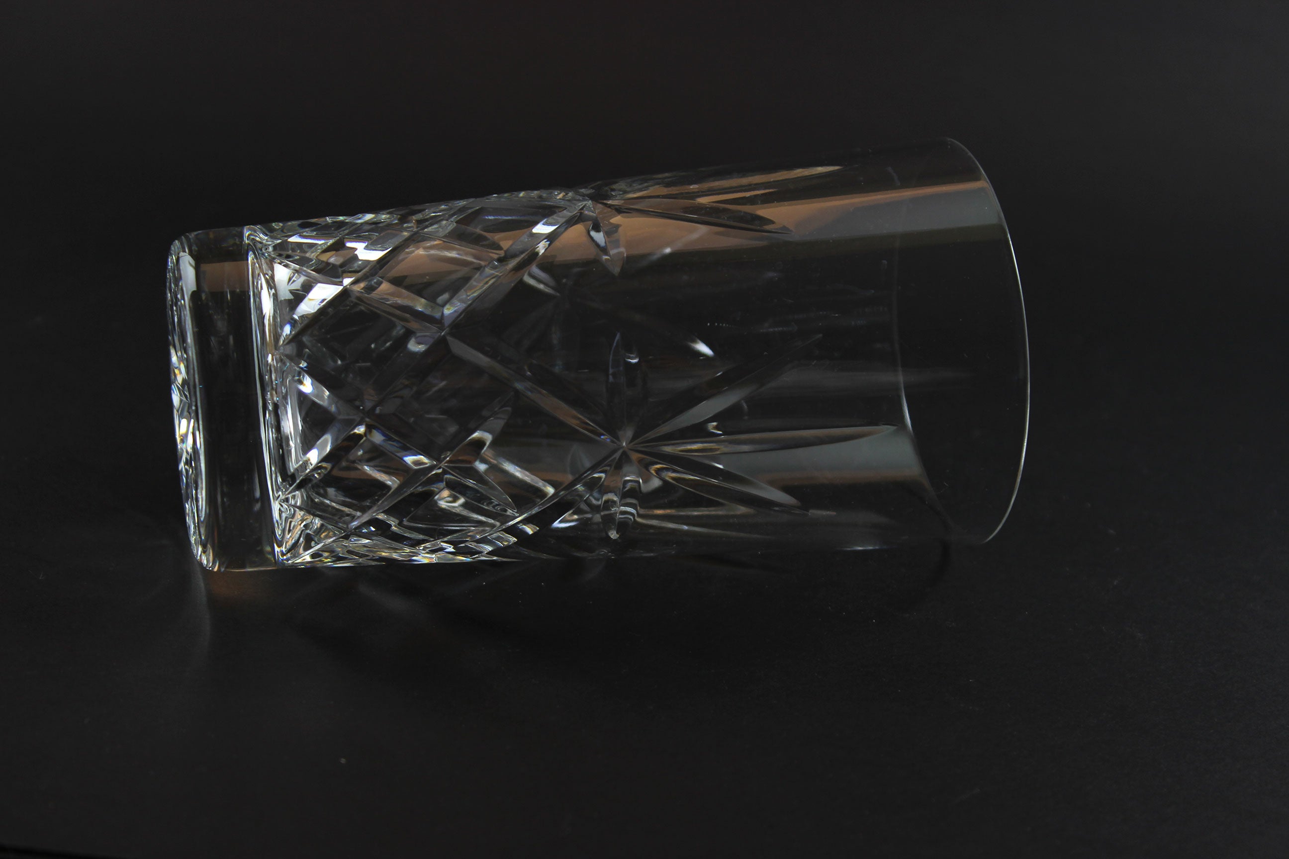 Large Cut Crystal Tumblers