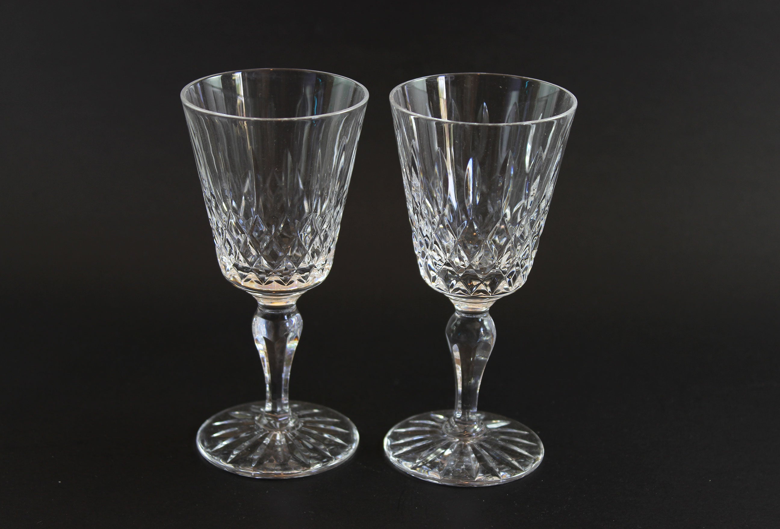 Webb Corbett, Sherry or Port Glasses, Marquis