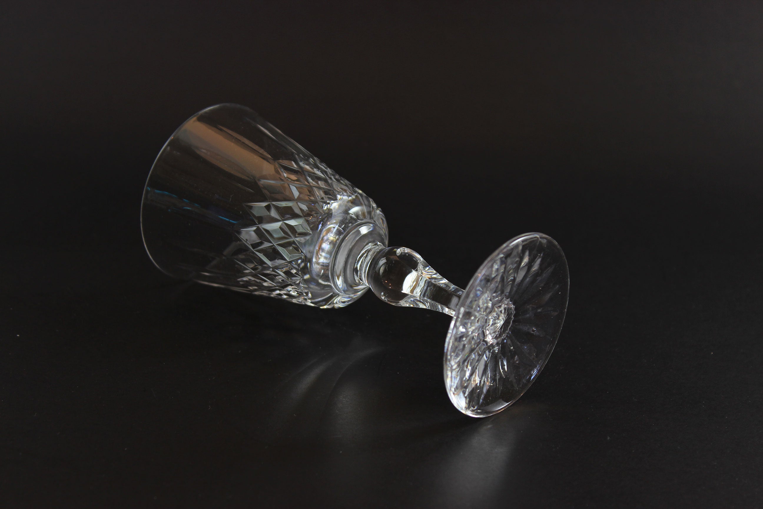 Webb Corbett, Sherry or Port Glasses, Marquis