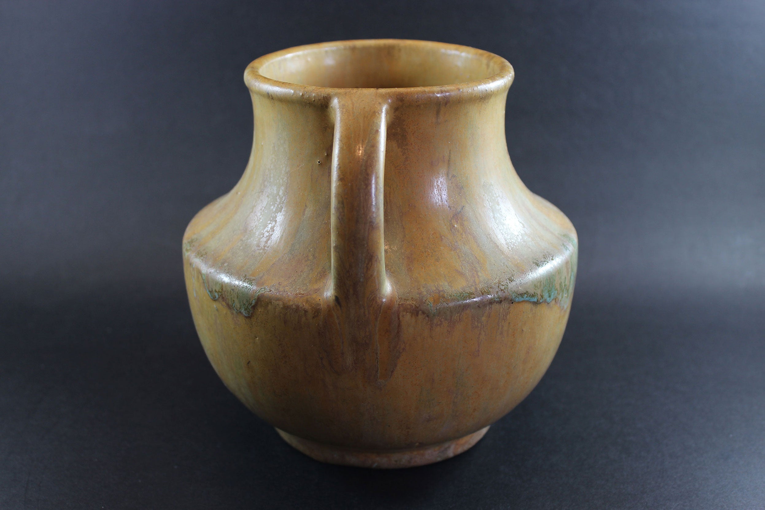 Zanesville Stoneware, Two Handled Vase
