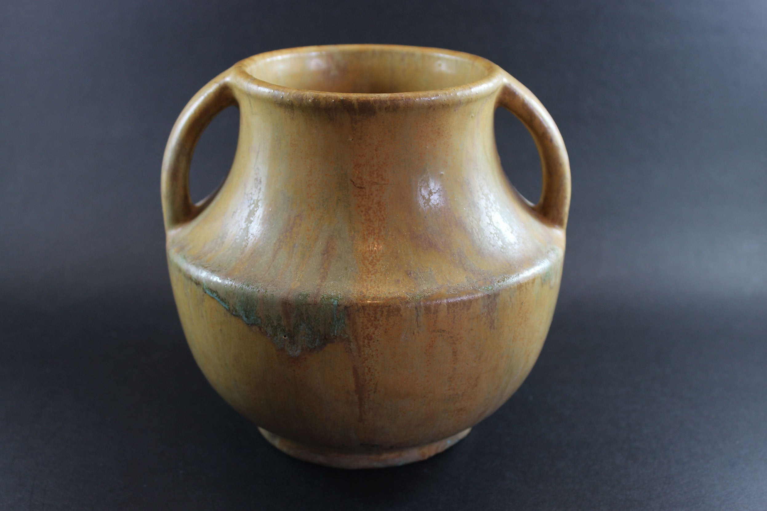 Zanesville Stoneware, Two Handled Vase