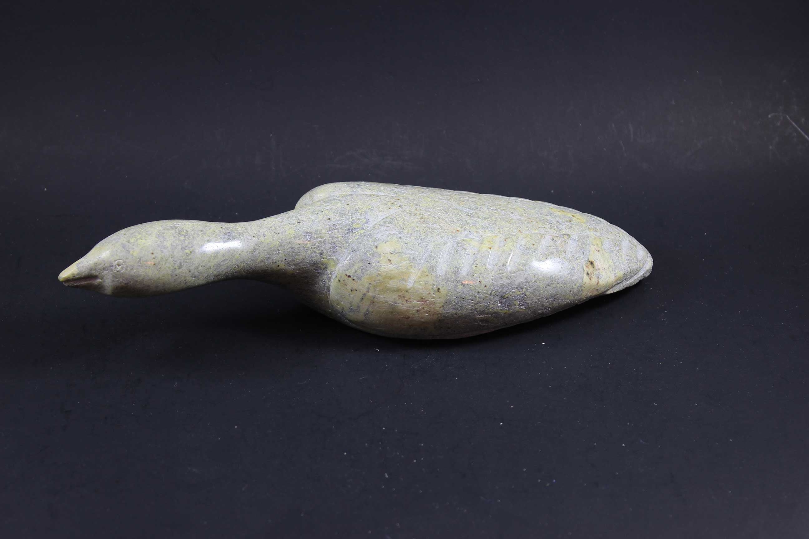 Inuit Soapstone, Sitting Canada Goose, Ali Tuttu Amittu