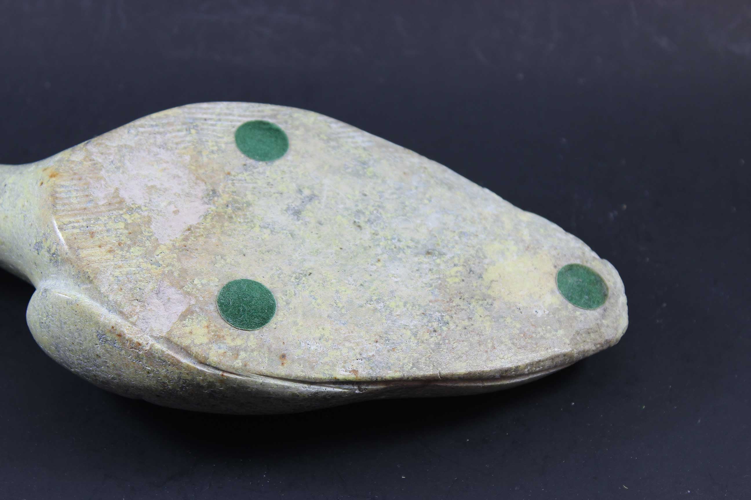 Inuit Soapstone Sculpture, Sitting Canada Goose, Ali Tuttu Amittu