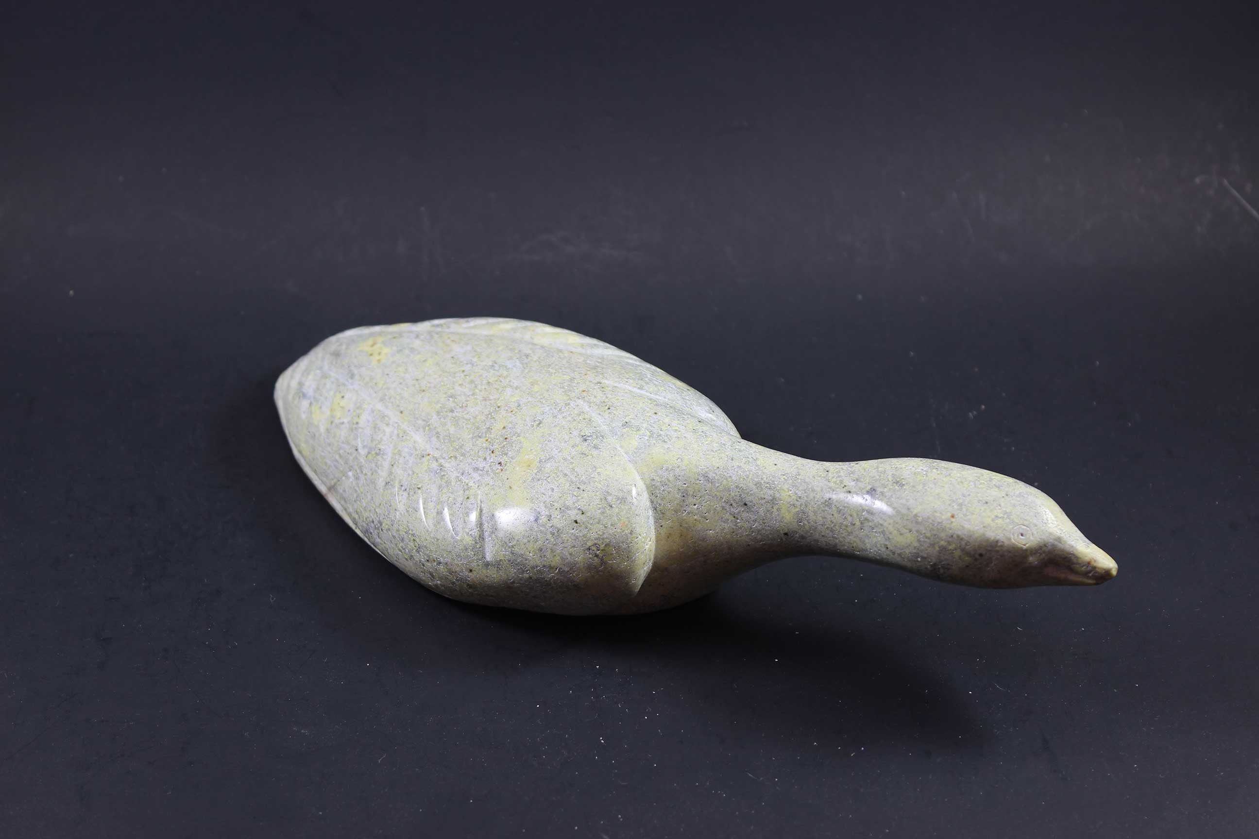 Inuit Soapstone, Sitting Canada Goose, Ali Tuttu Amittu