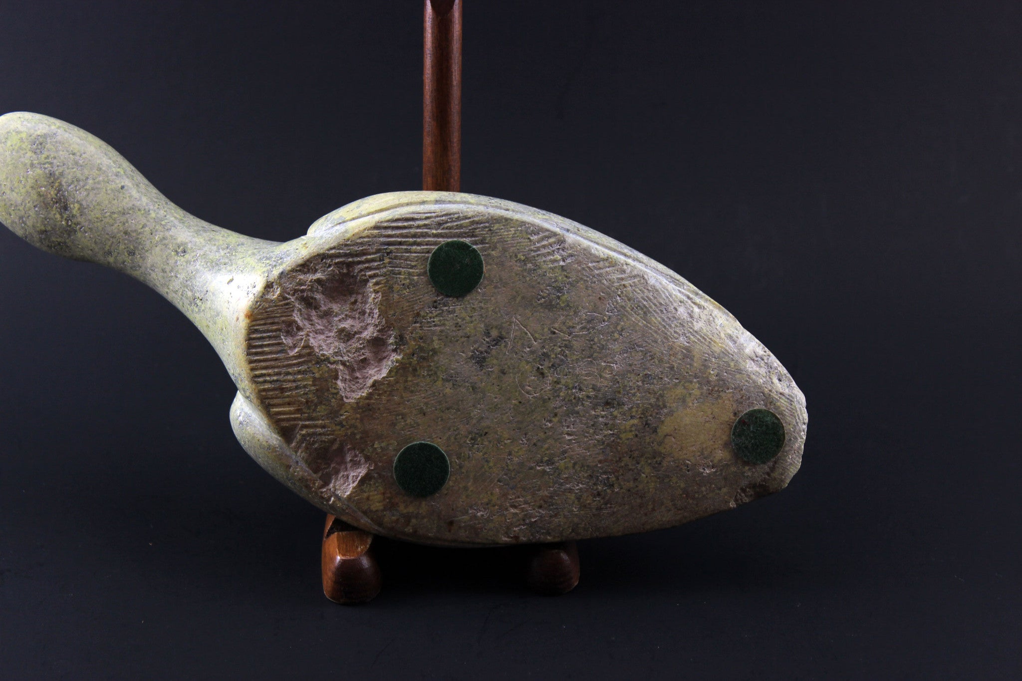 Inuit Soapstone, Sitting Canada Goose, Ali Tuttu Amittu