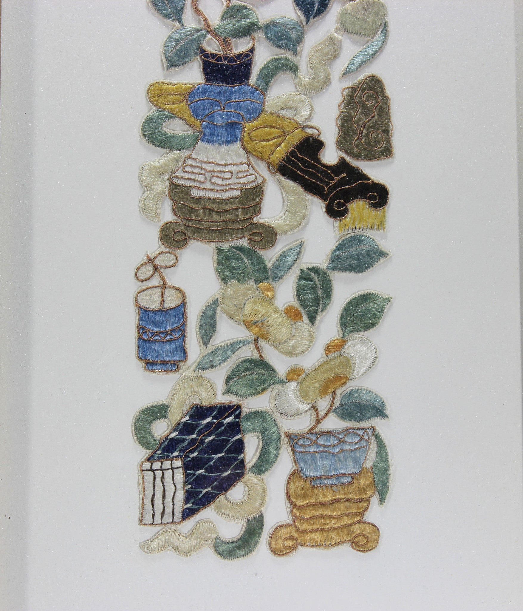 Antique Chinese Silk Embroidered Tapestry