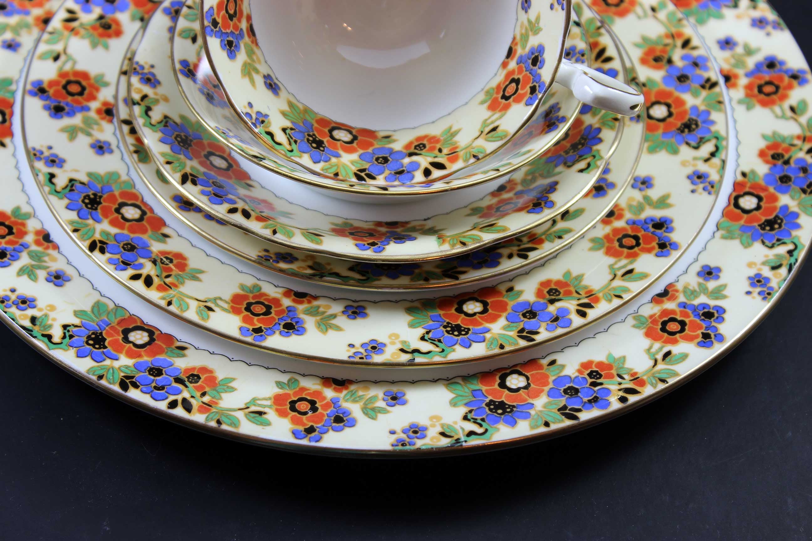 Aynsley Fine Bone China, Romany Pattern