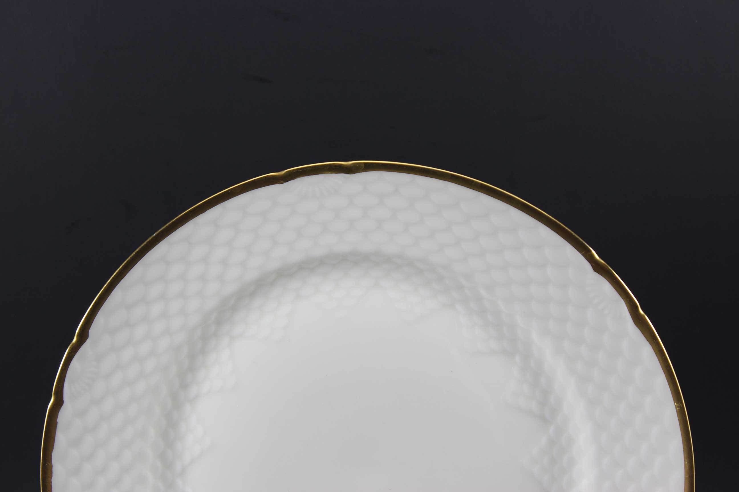 Bing & Grondahl, White Dinner Plates