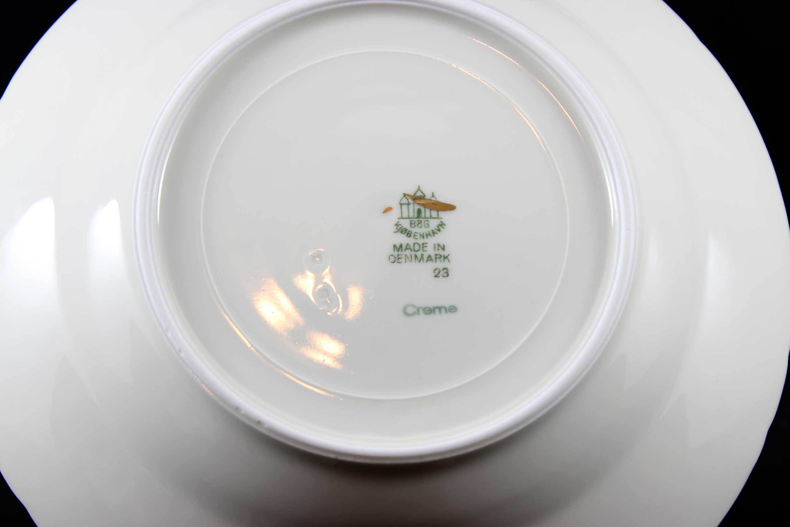 Bing & Grondahl, Rimmed Soup Bowls