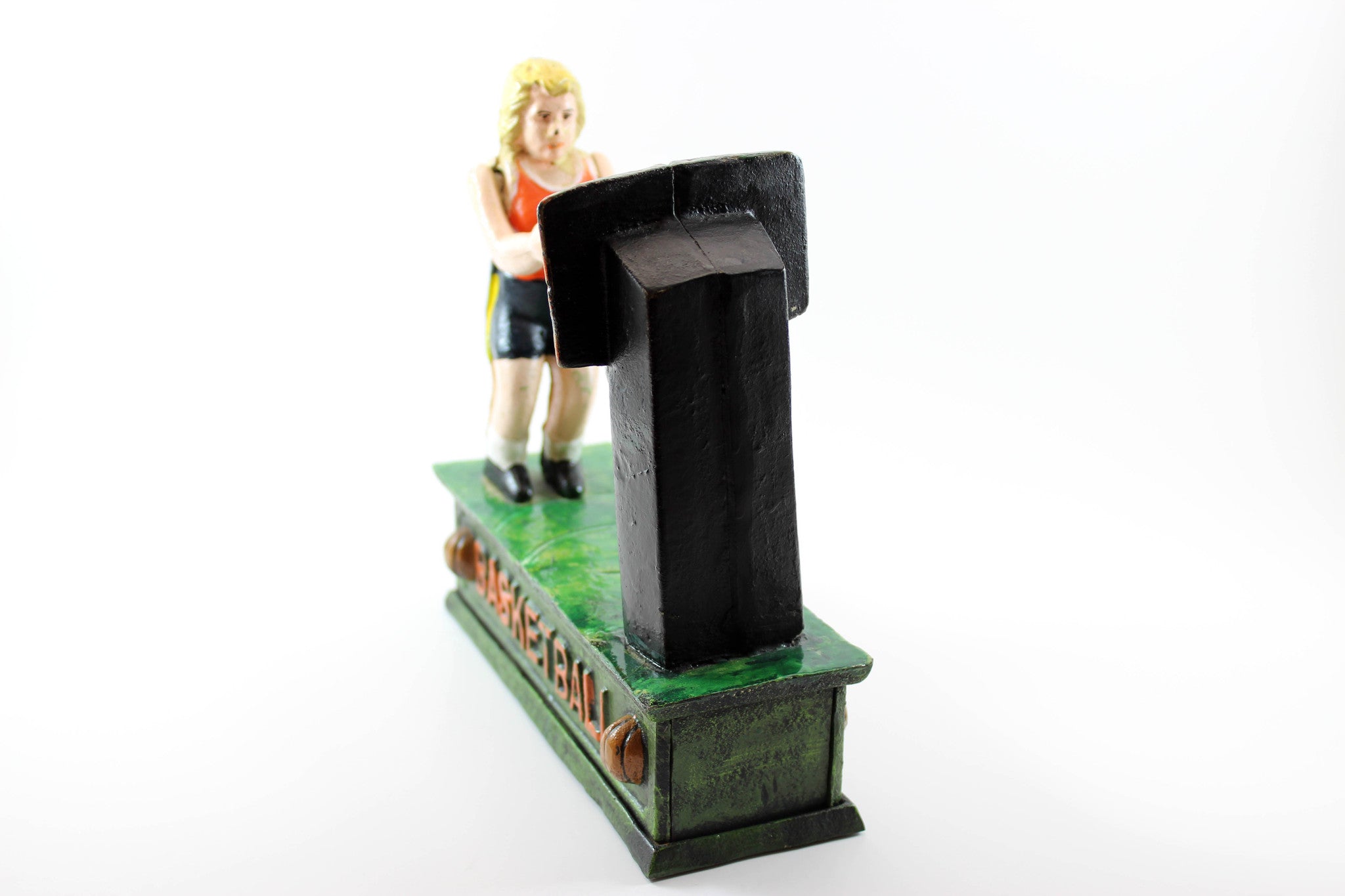 Cast-Iron replica novelty basketball bank