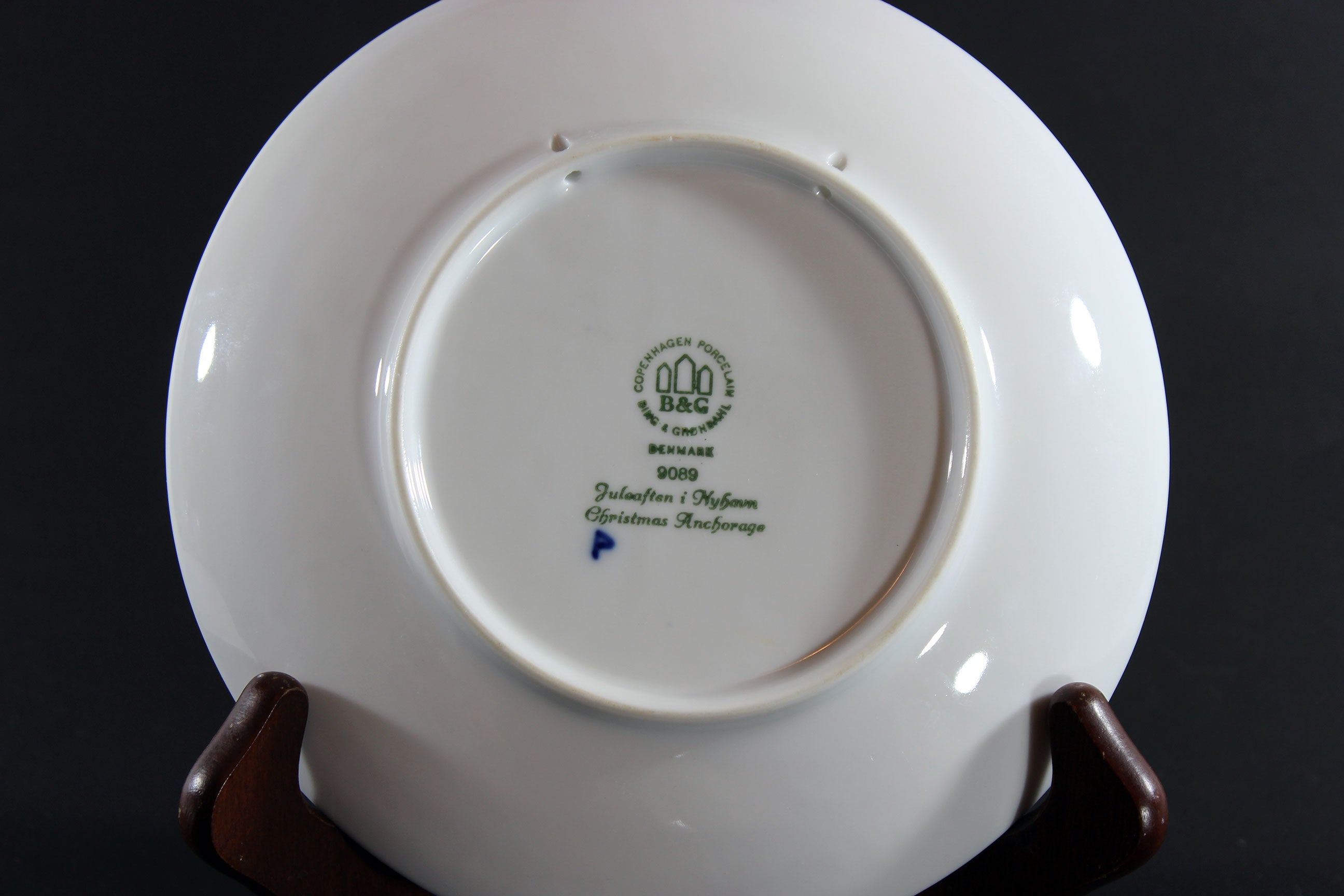 Bing & Grondahl Christmas Plate 1989