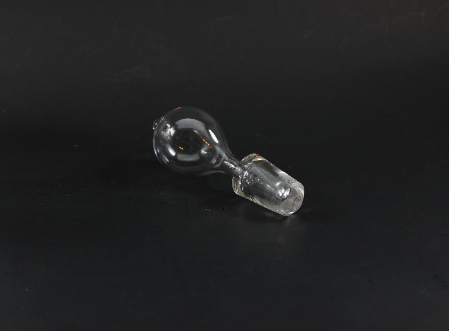 Brilliant Cut Glass Decanter with Sterling Collar