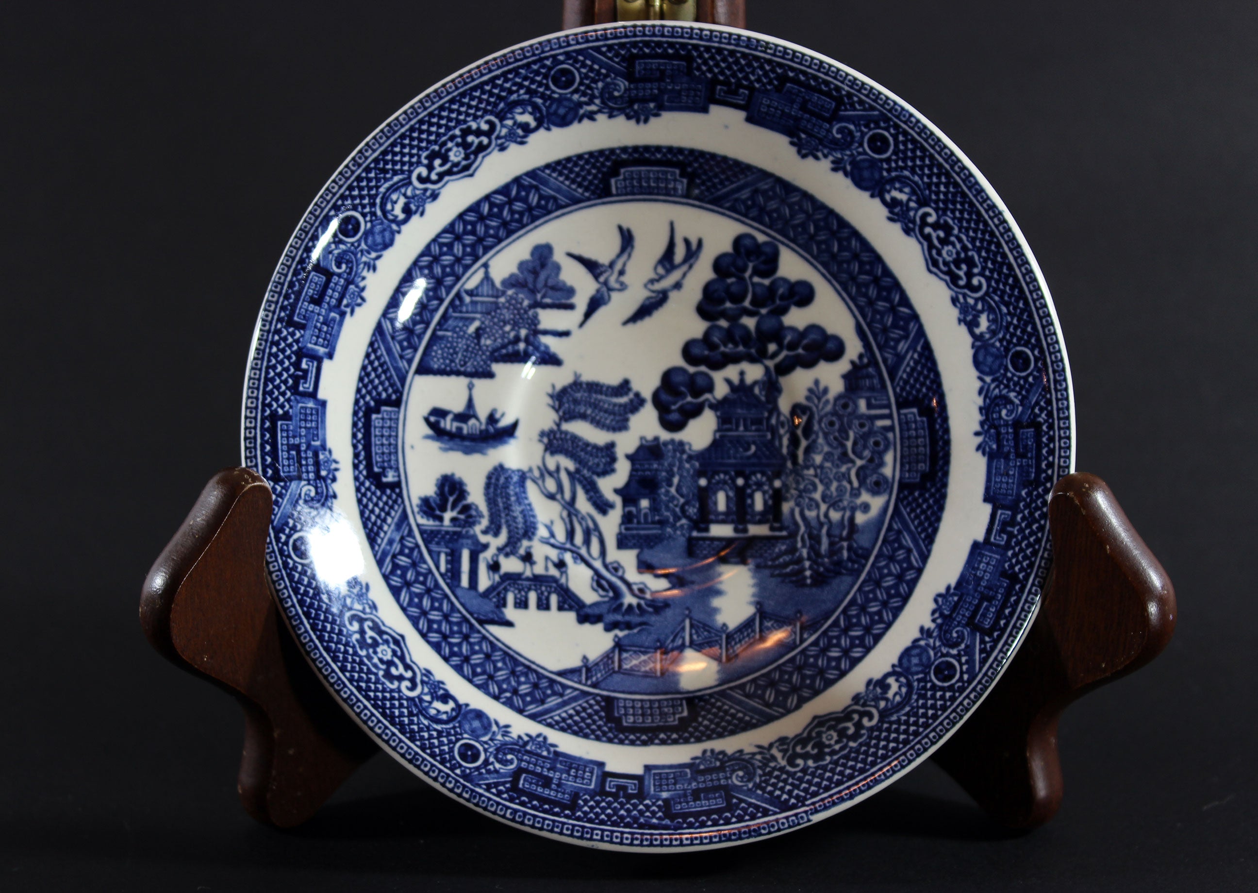 Blue Willow, Teacup and Saucer, Johnson Brothers