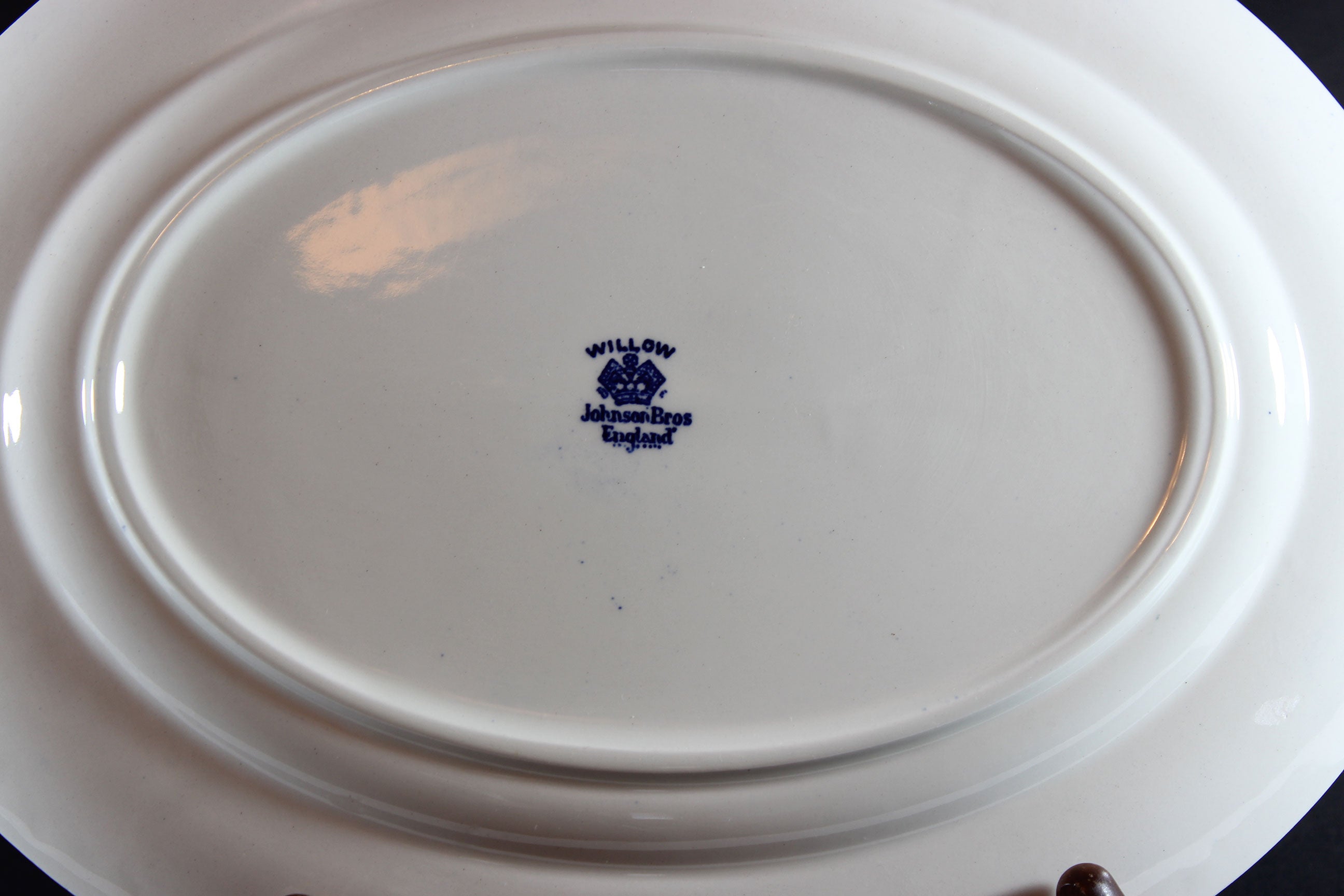 Blue Willow, 12" Platter, Johnson Brothers