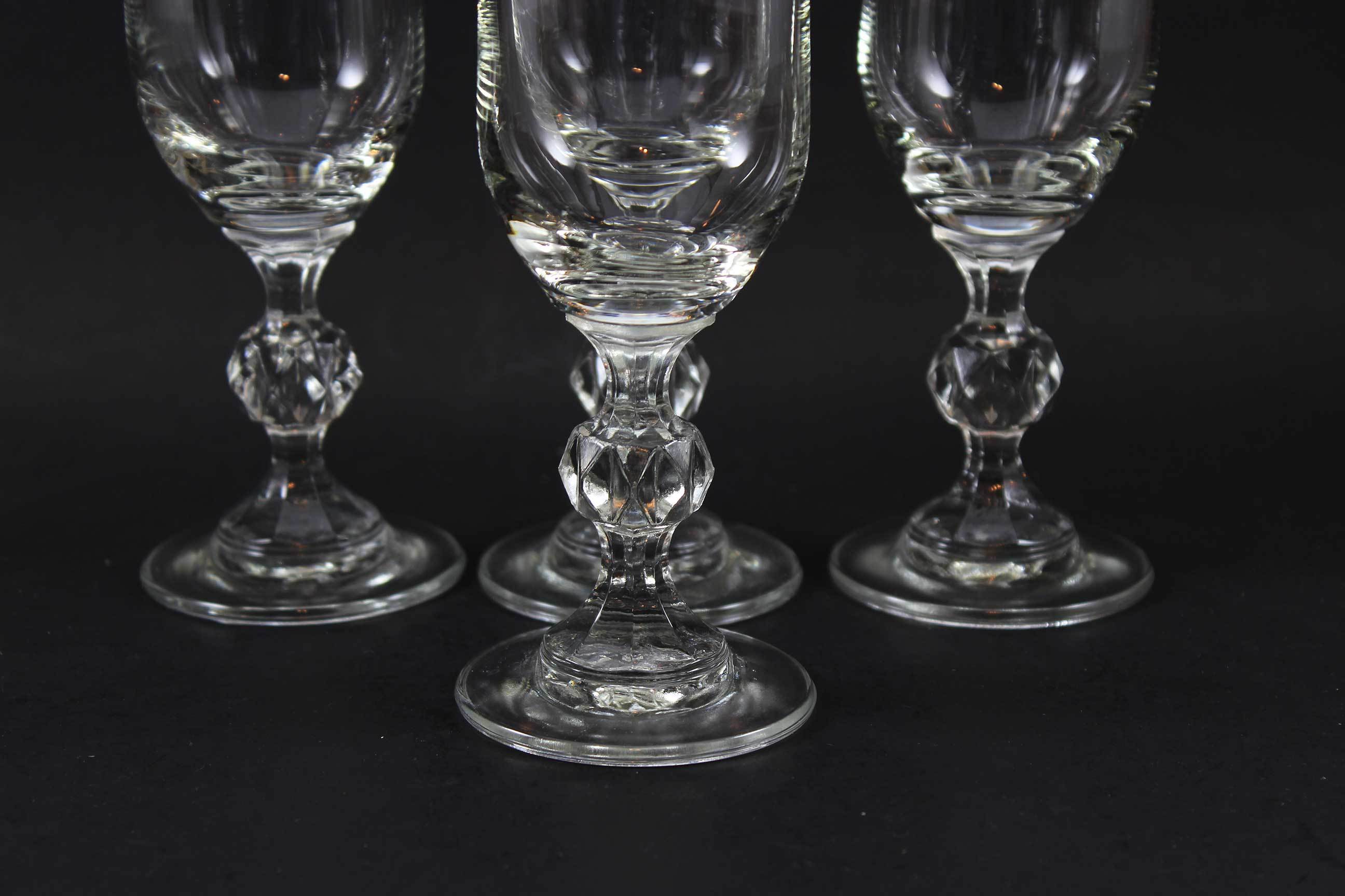 Bohemia Crystal, Champagne Flutes, Claudia Pattern