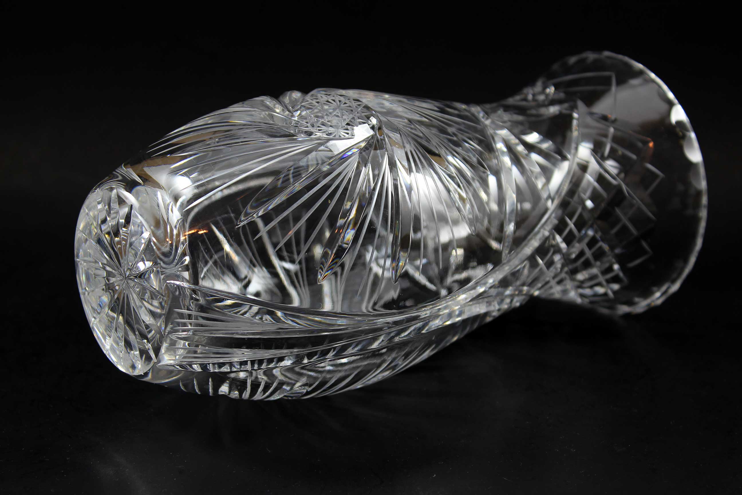 Bohemia, Pinwheel Crystal, Vase