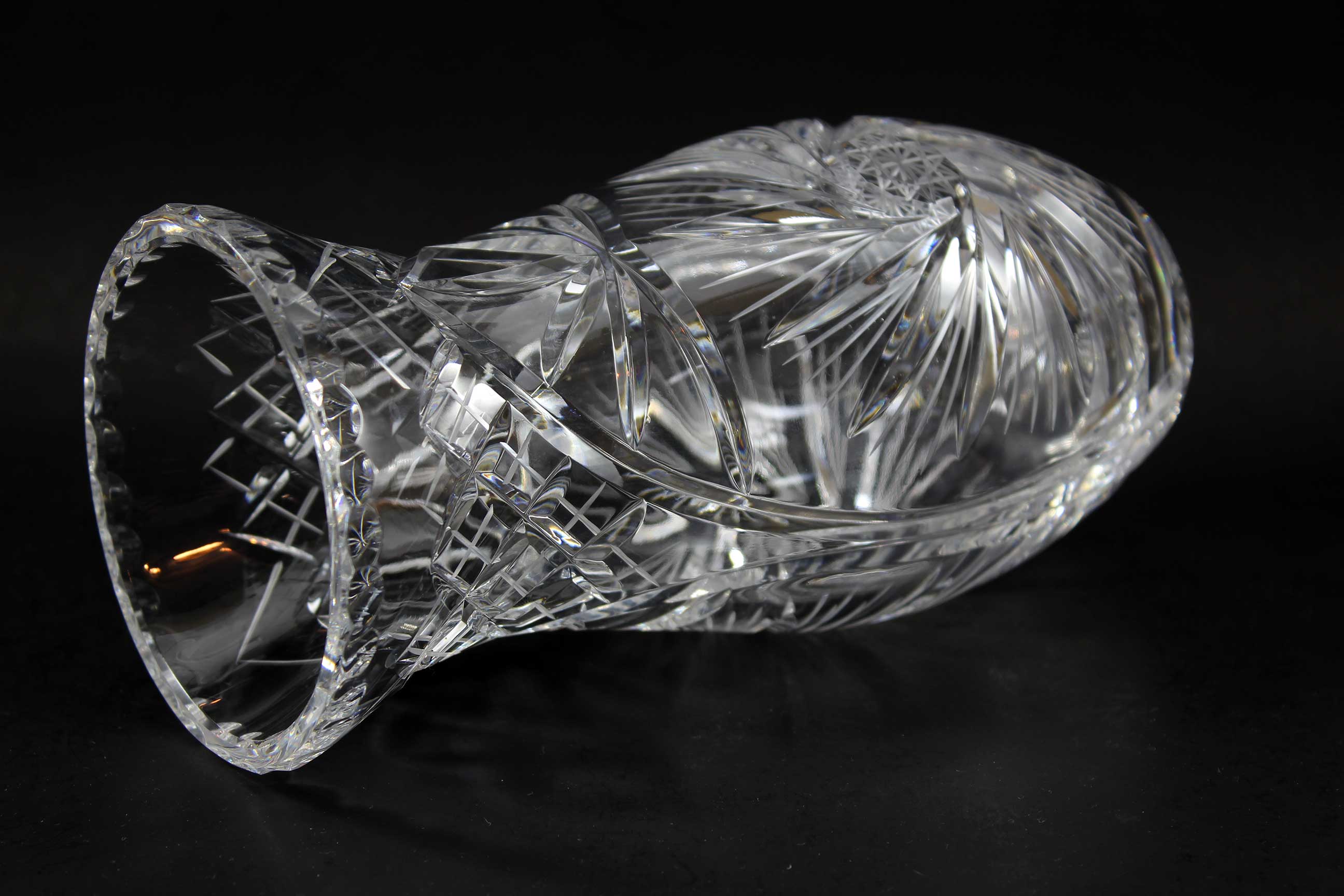 Bohemia, Pinwheel Crystal, Vase