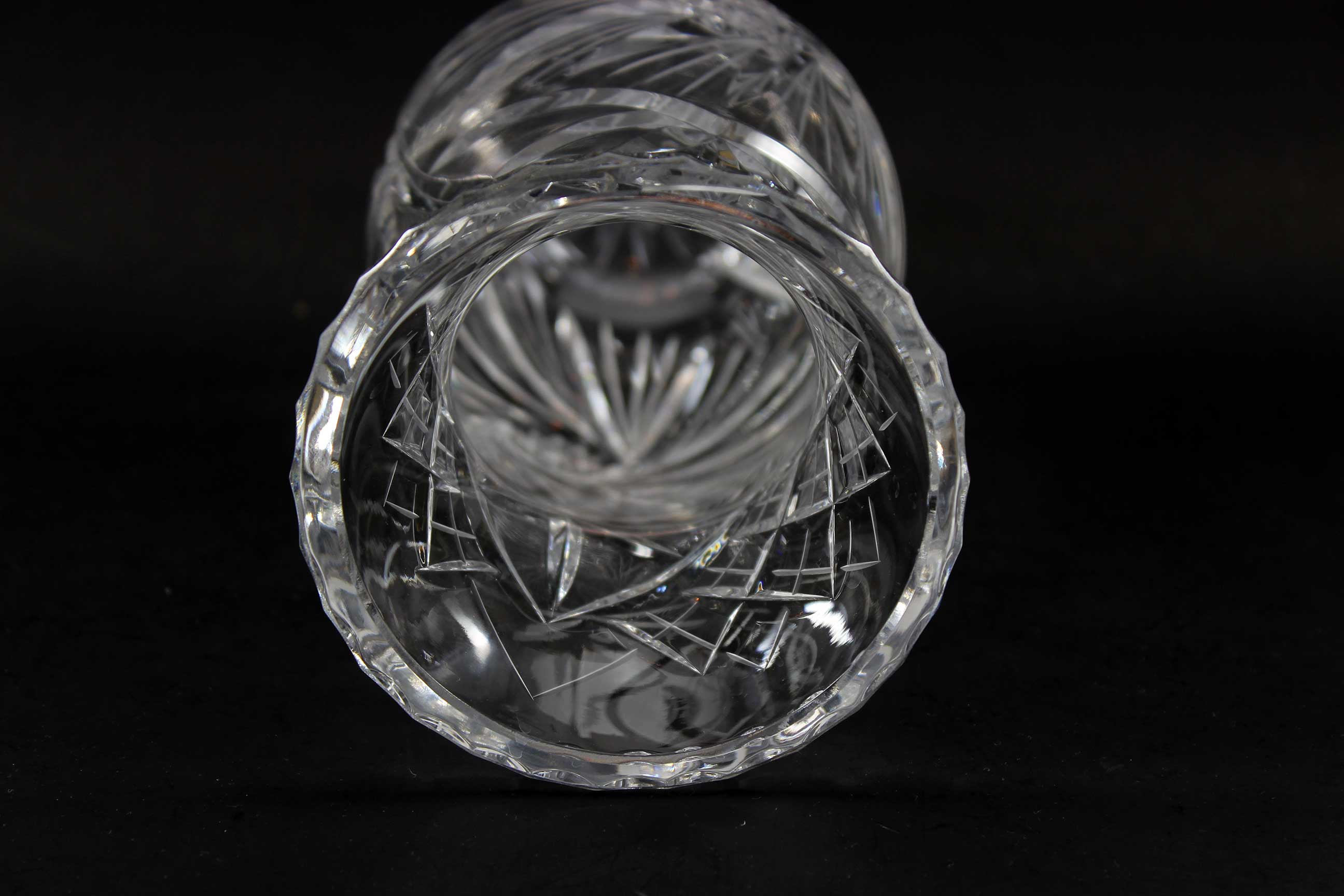 Bohemia, Pinwheel Crystal, Vase