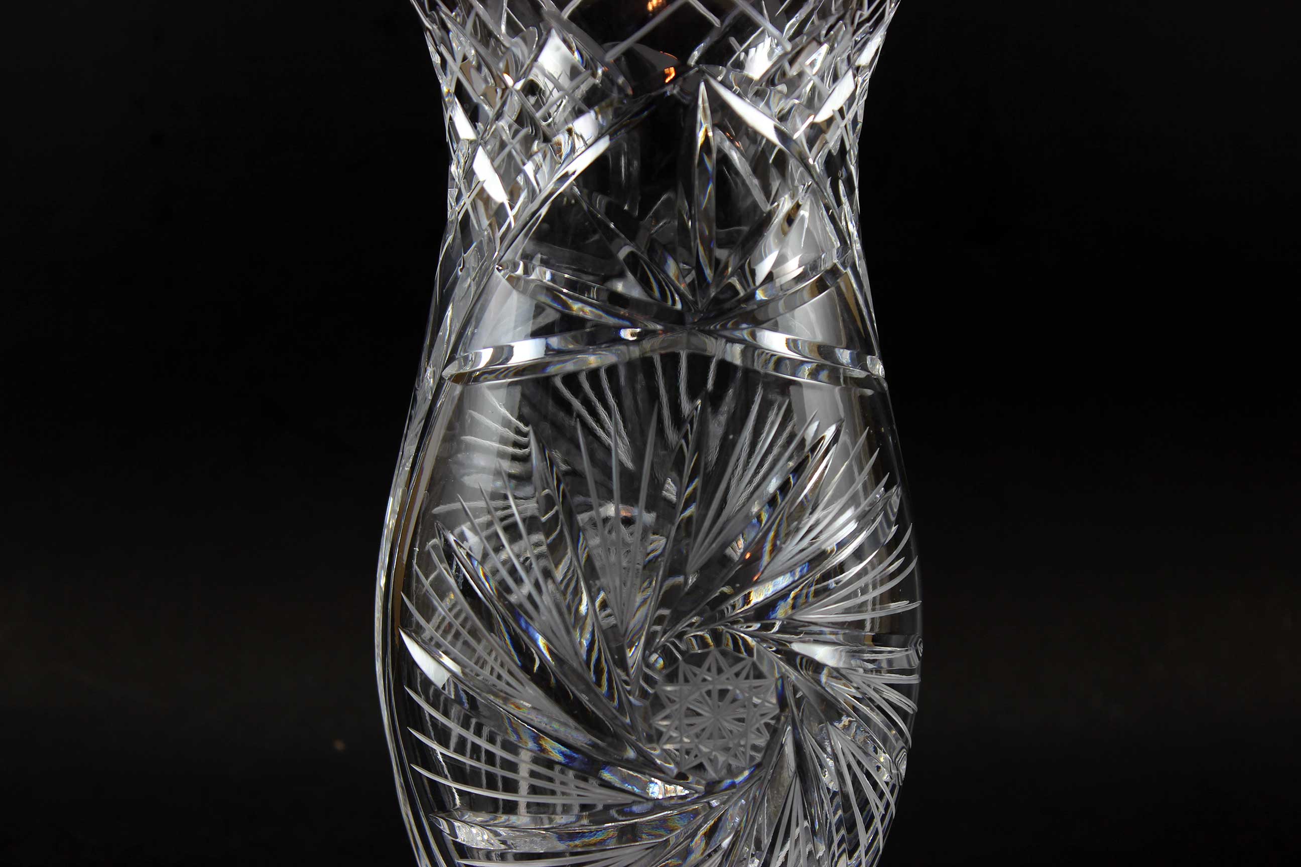 Bohemia, Pinwheel Crystal, Vase