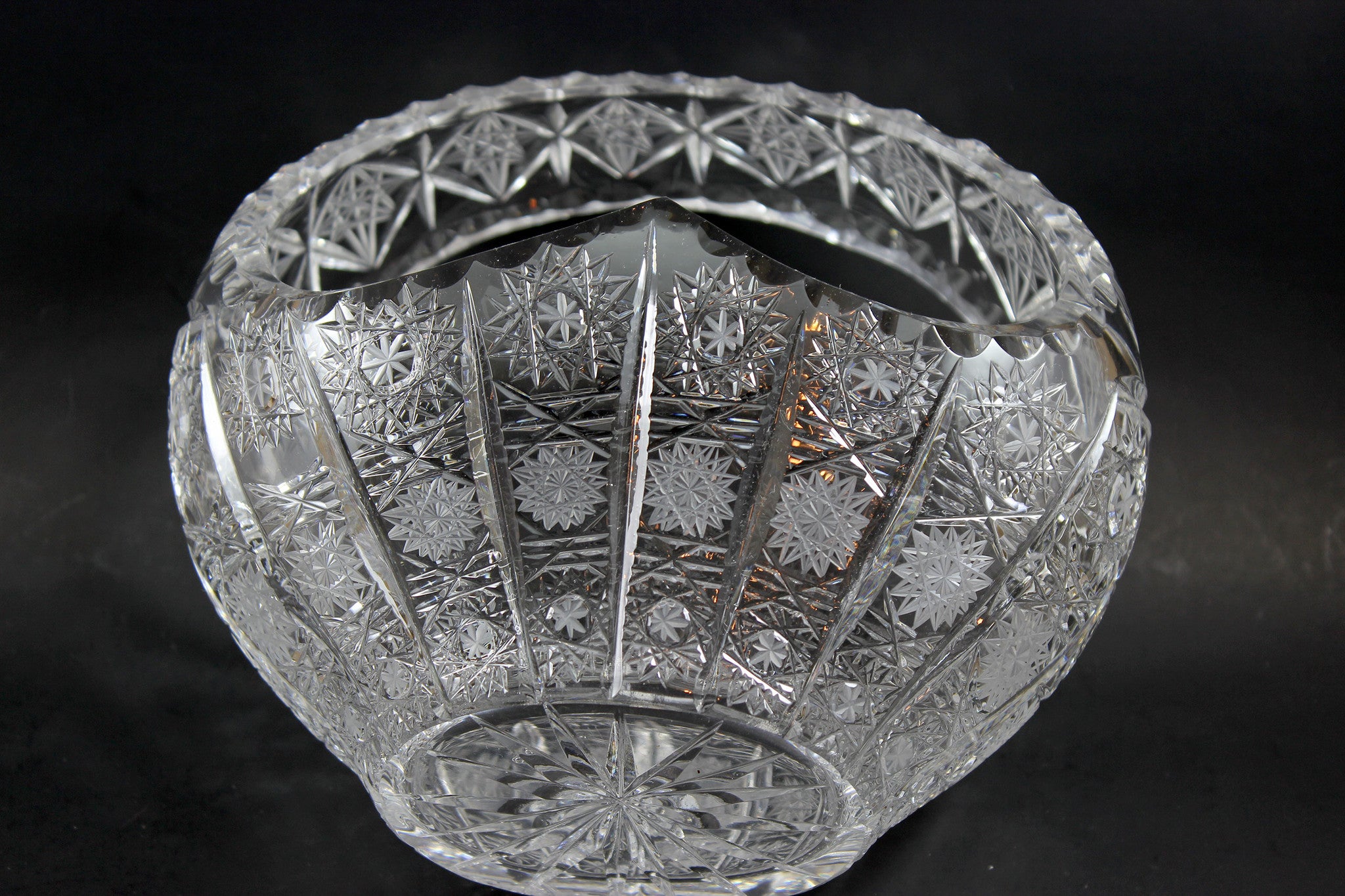 Crystal Brides Basket, Queen Anne&