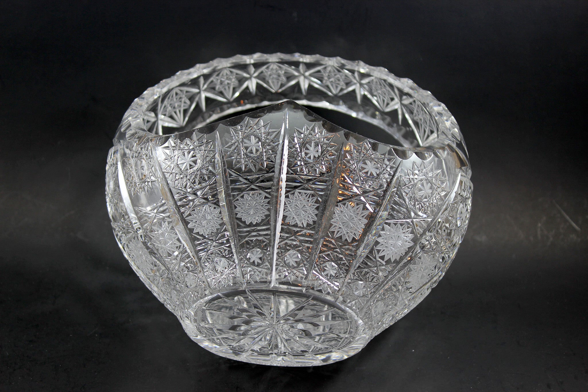 Crystal Brides Basket, Queen Anne&