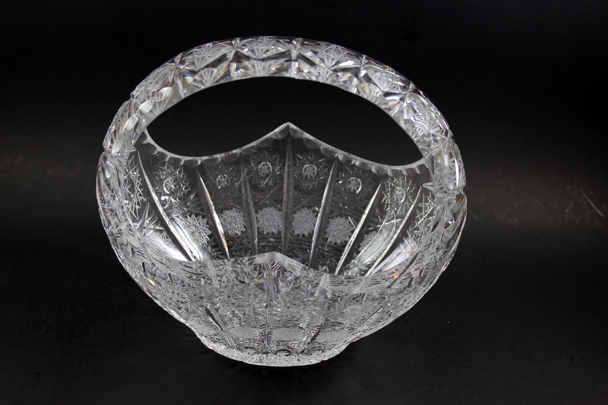 Crystal Brides Basket, Queen Anne&