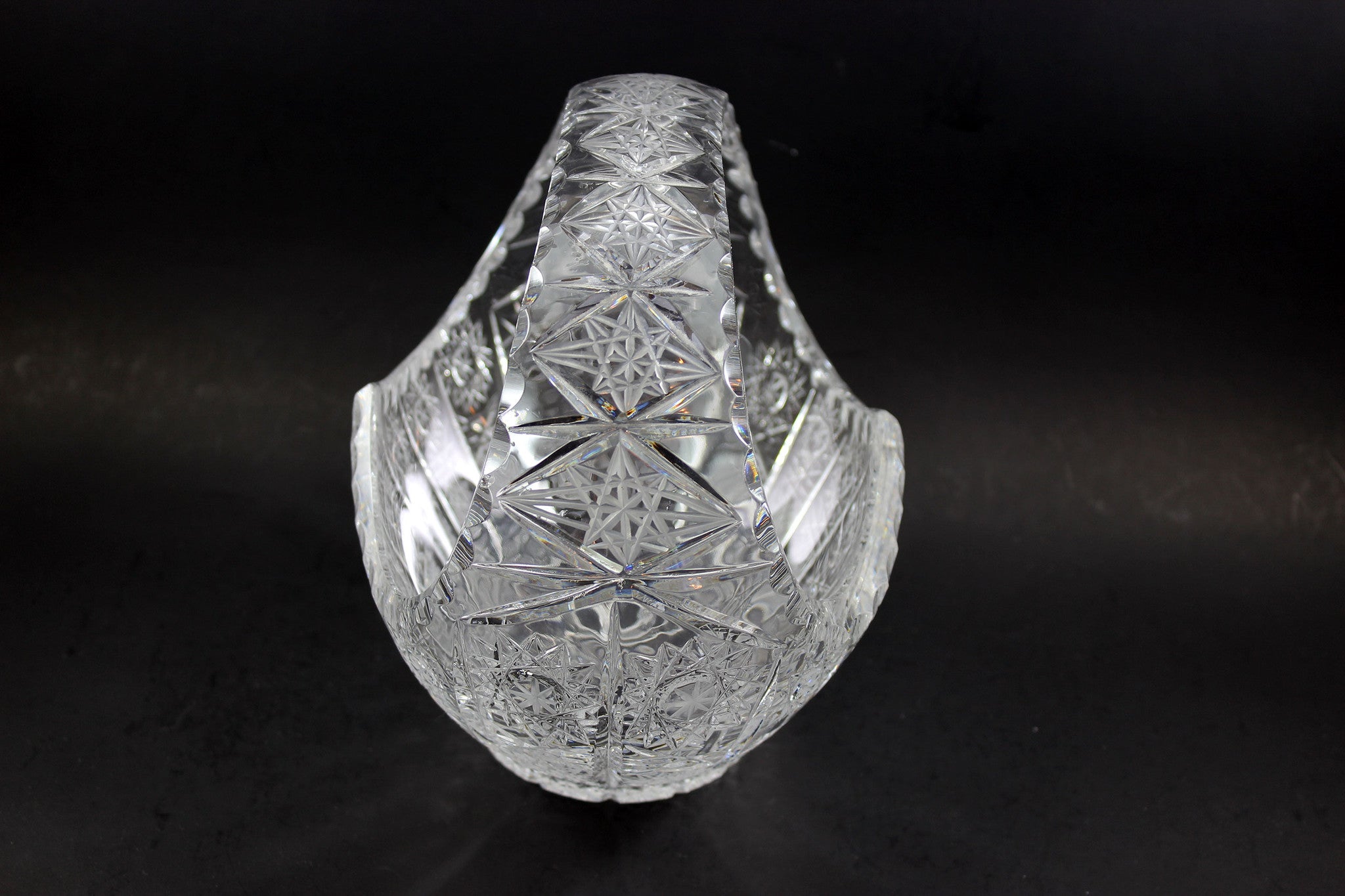 Crystal Brides Basket, Queen Anne&