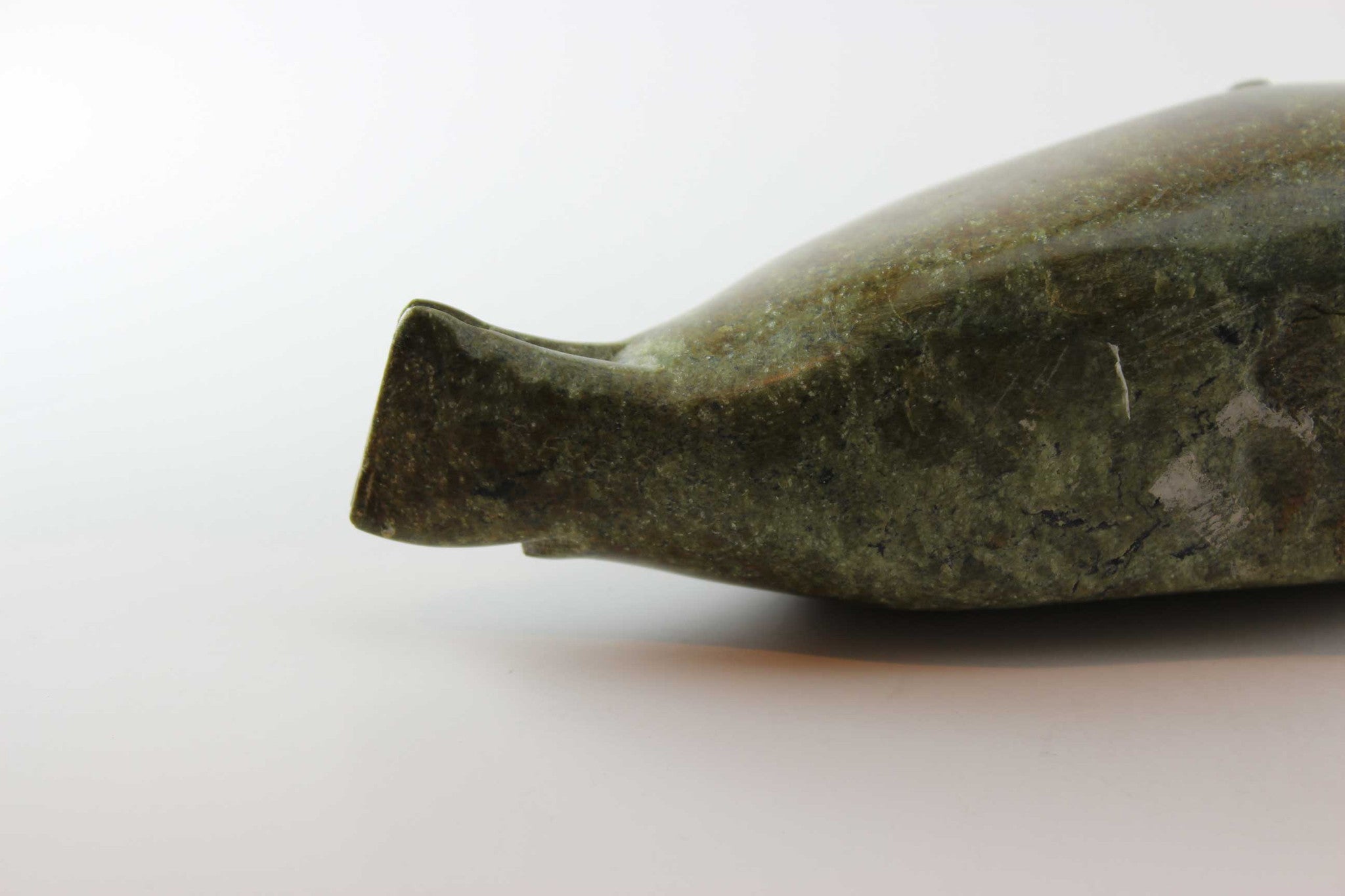 Inuit Sculpture-Large Brown Seal-Joanasie Lyta