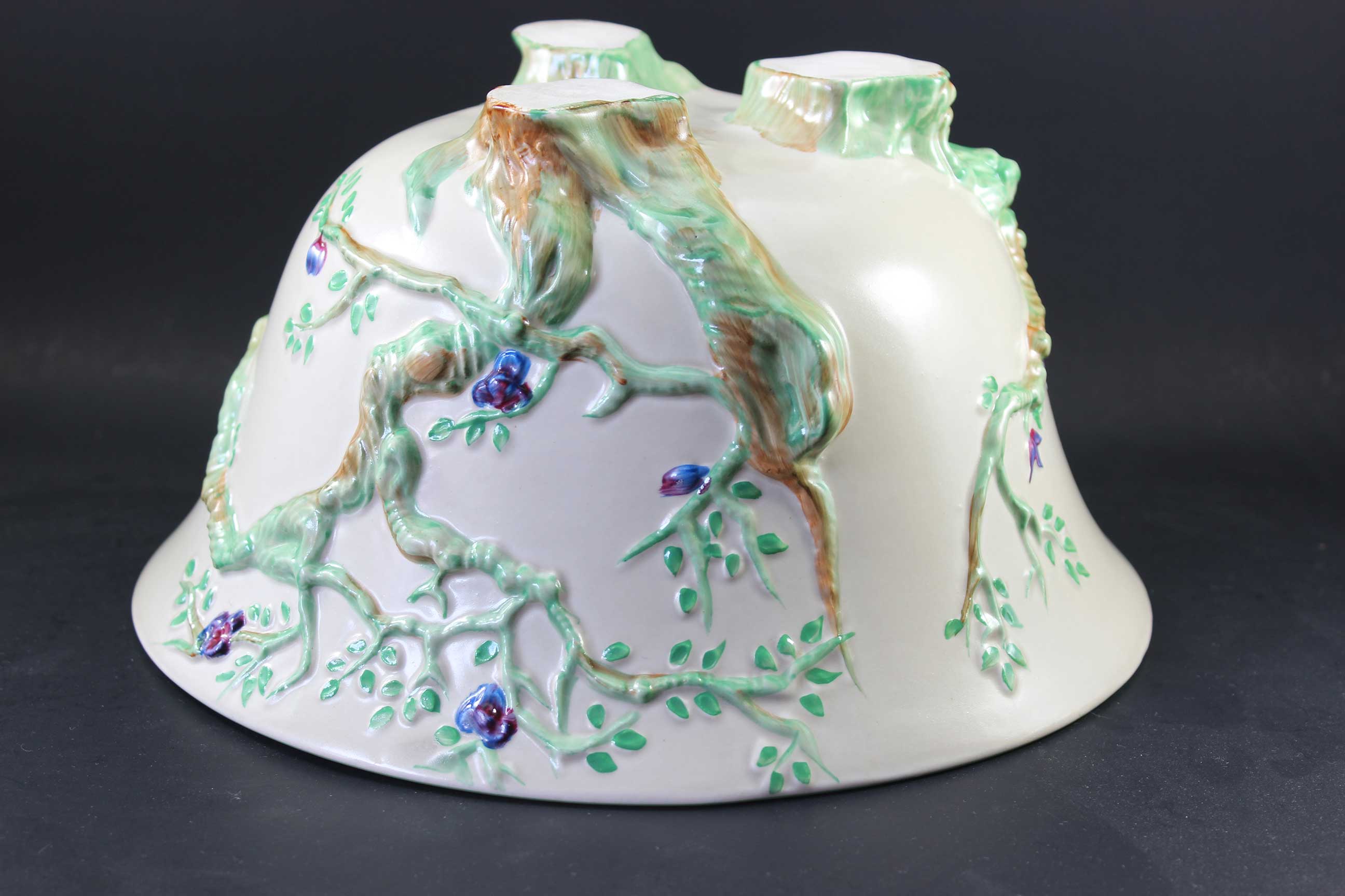 Clarice Cliff, Large Porcelain Bowl, Cherry Tree