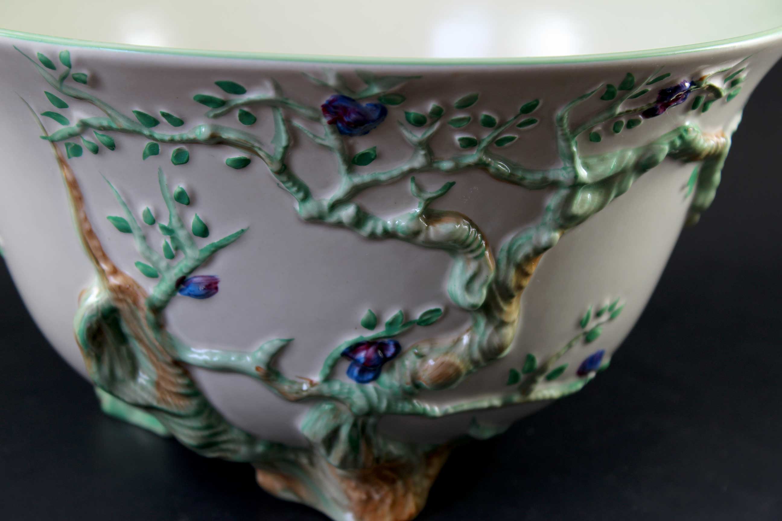 Clarice Cliff, Large Porcelain Bowl, Cherry Tree