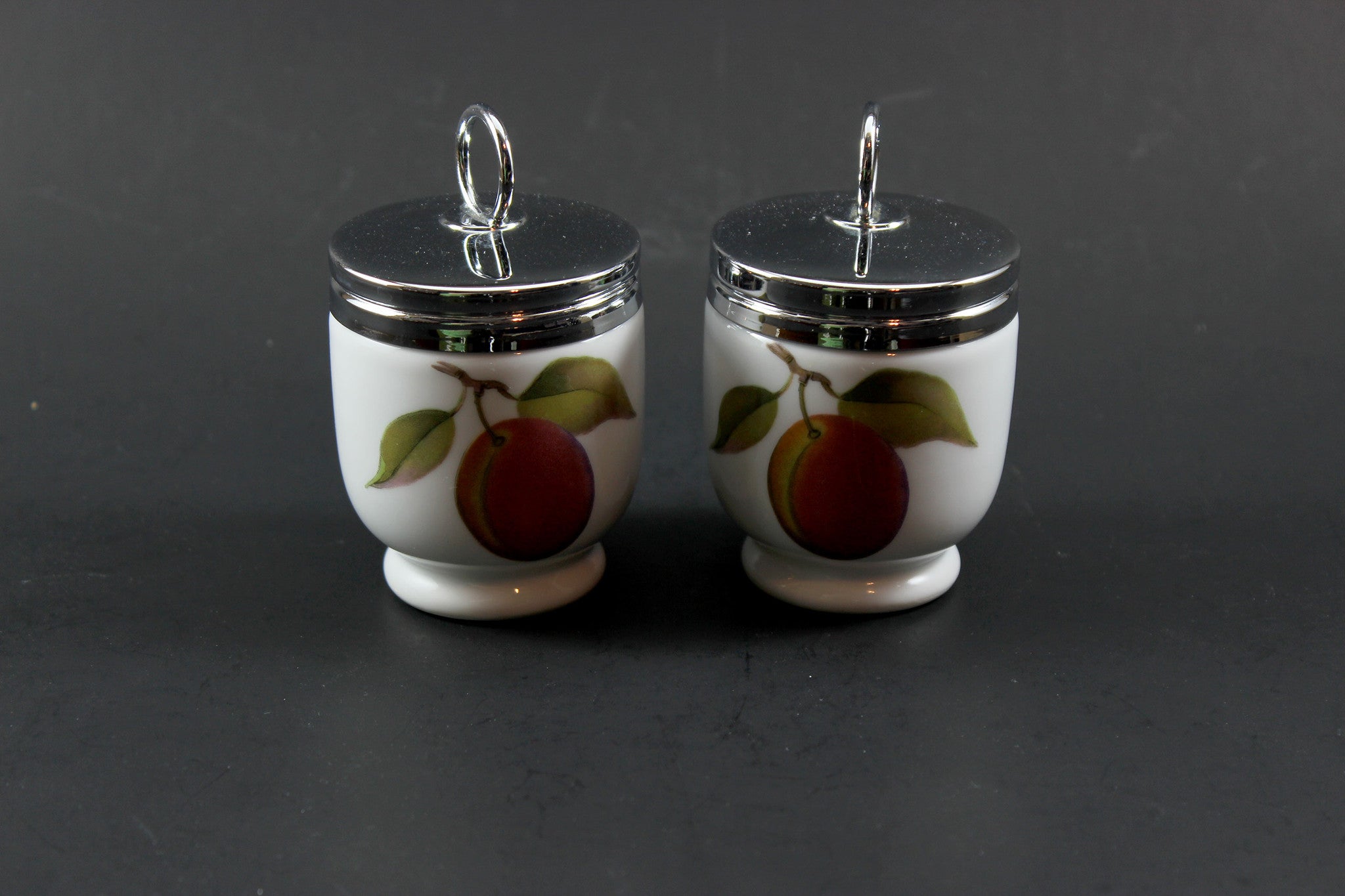 Royal Worcester Evesham Covered Dish & Egg Coddlers